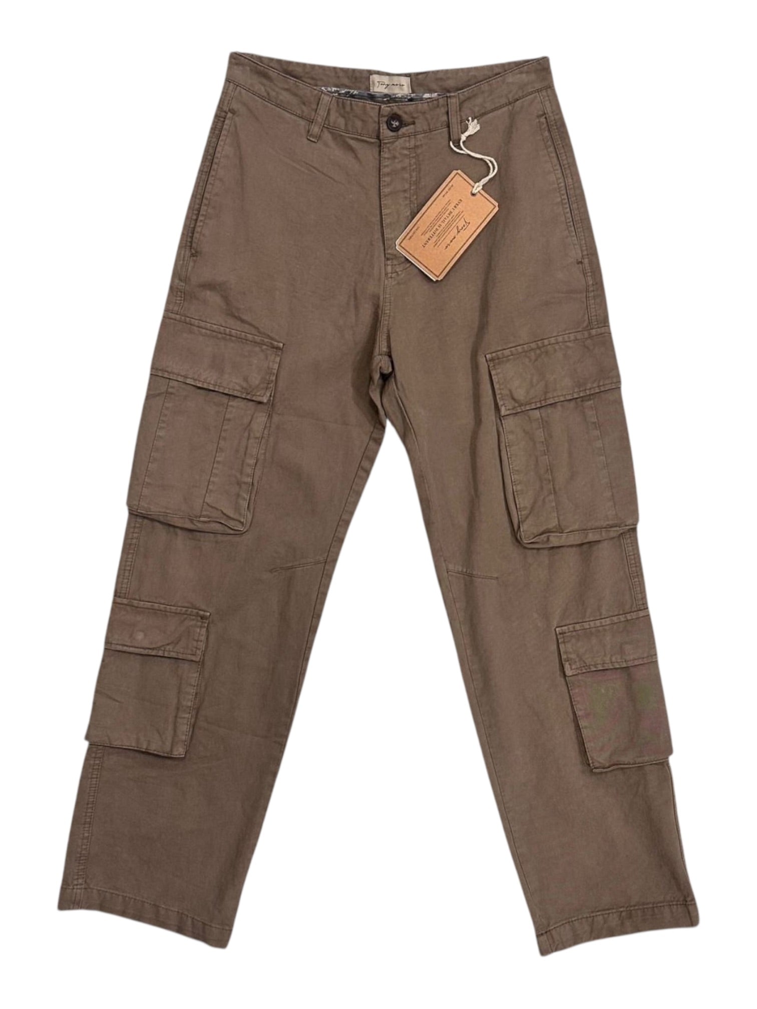 Pantalone cargo in cotone morbido