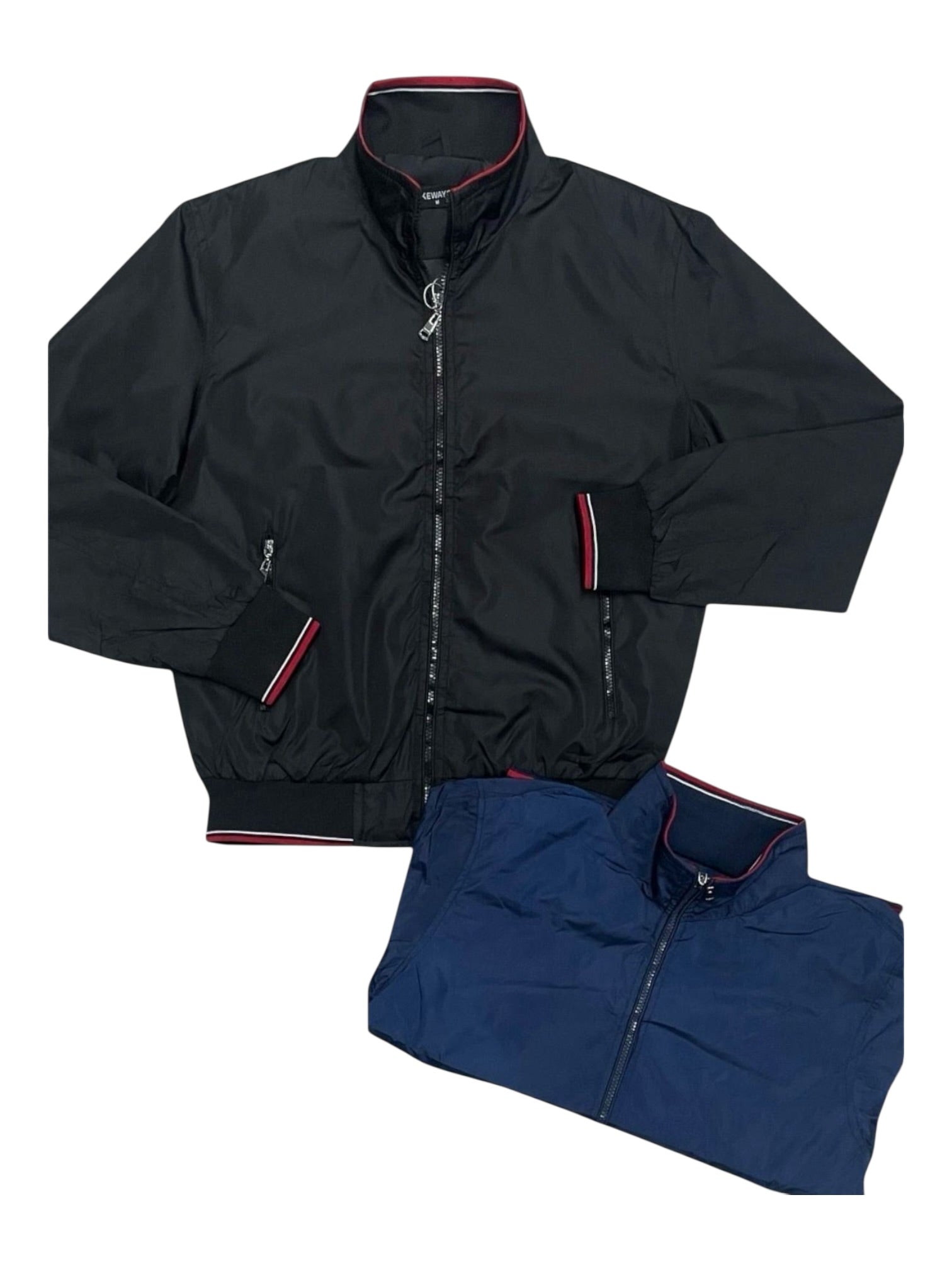 Giubbotto con zip mezza stagione