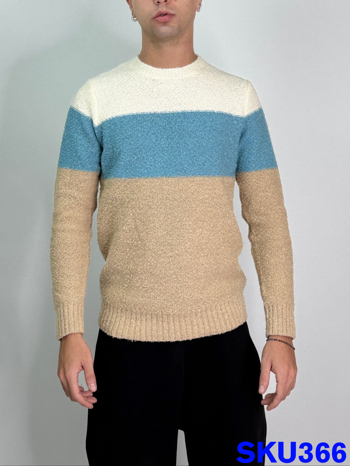 Maglione tricolore VECIENZ