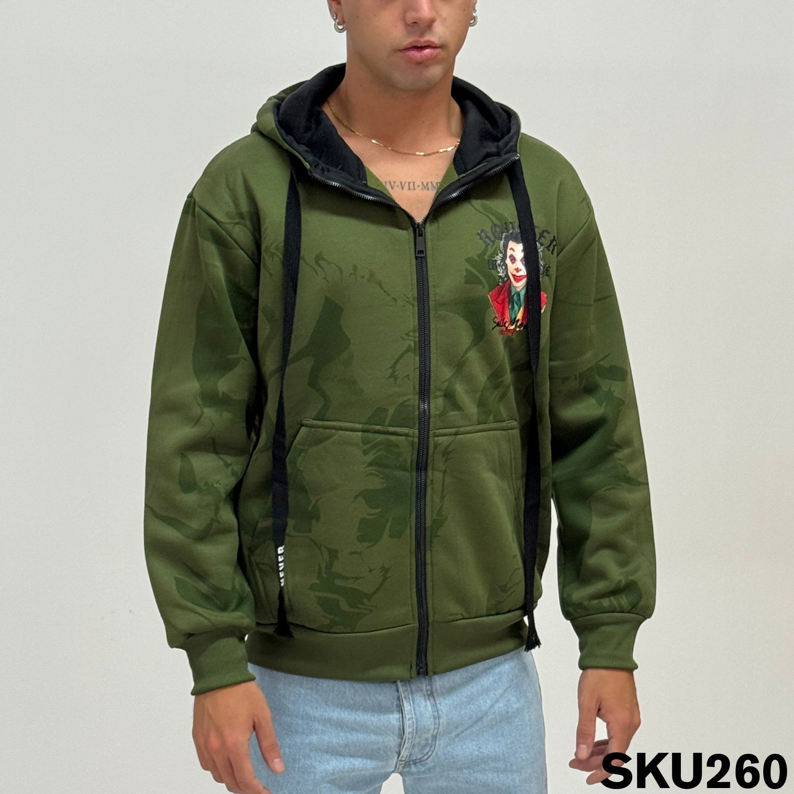 Felpa felpata JOKEZIP