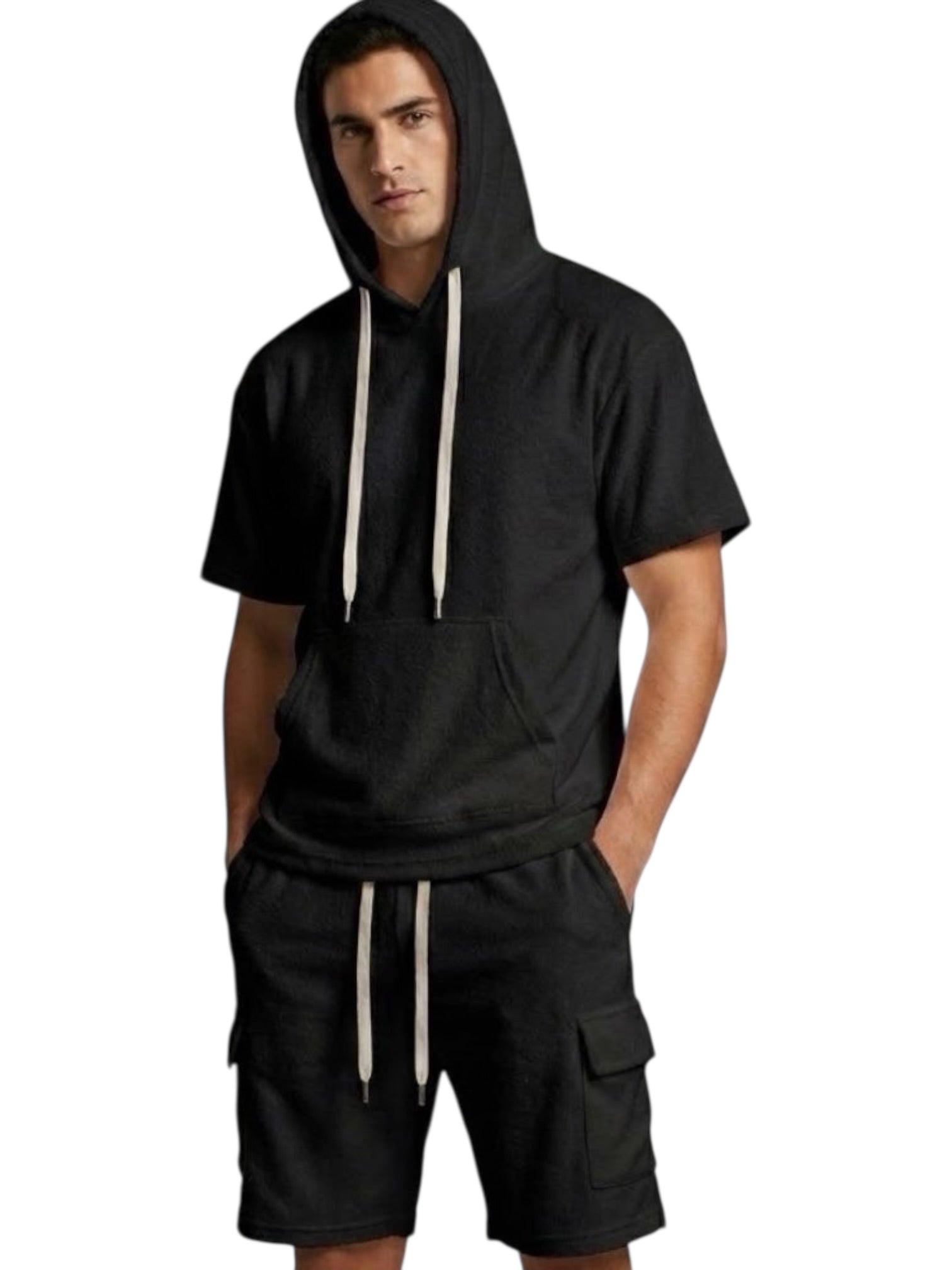 Completo estivo cotone con tasconi