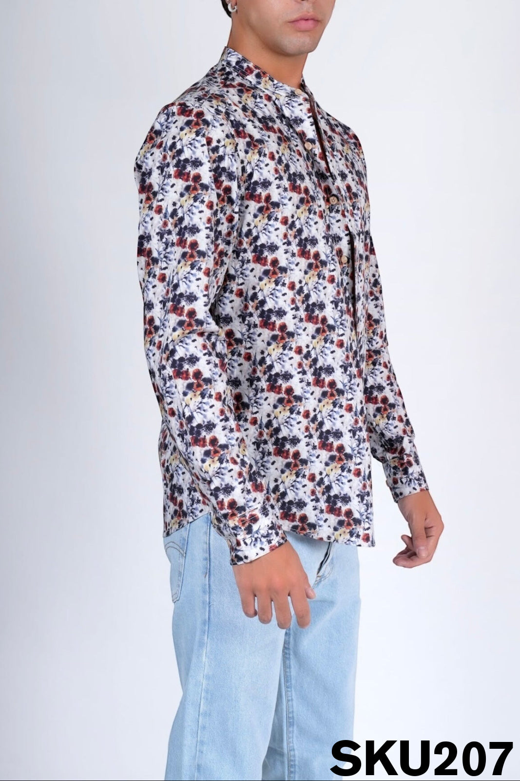 Camicia slim cotone LANE