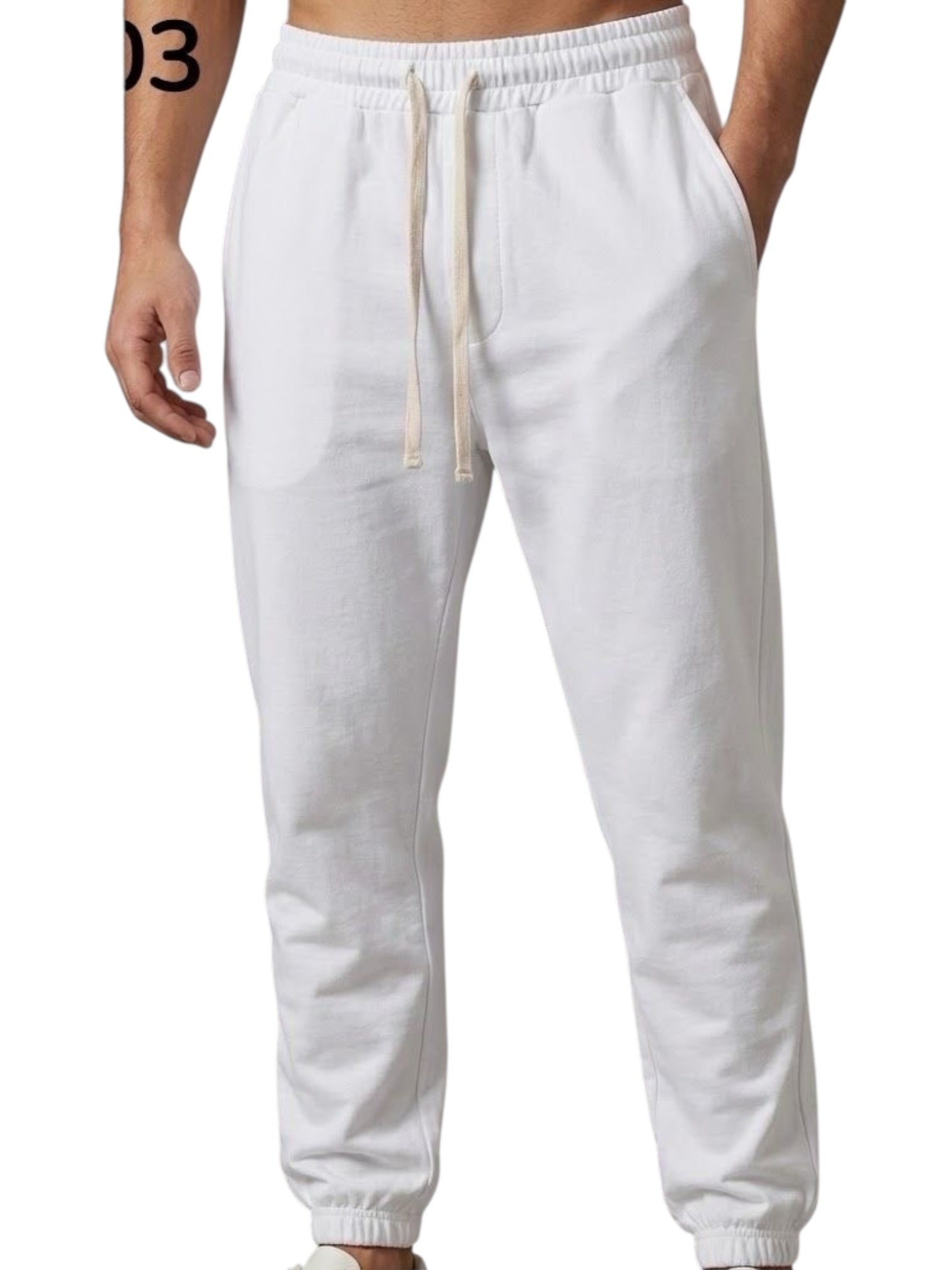 Pantalone morbido e comodo con lacci