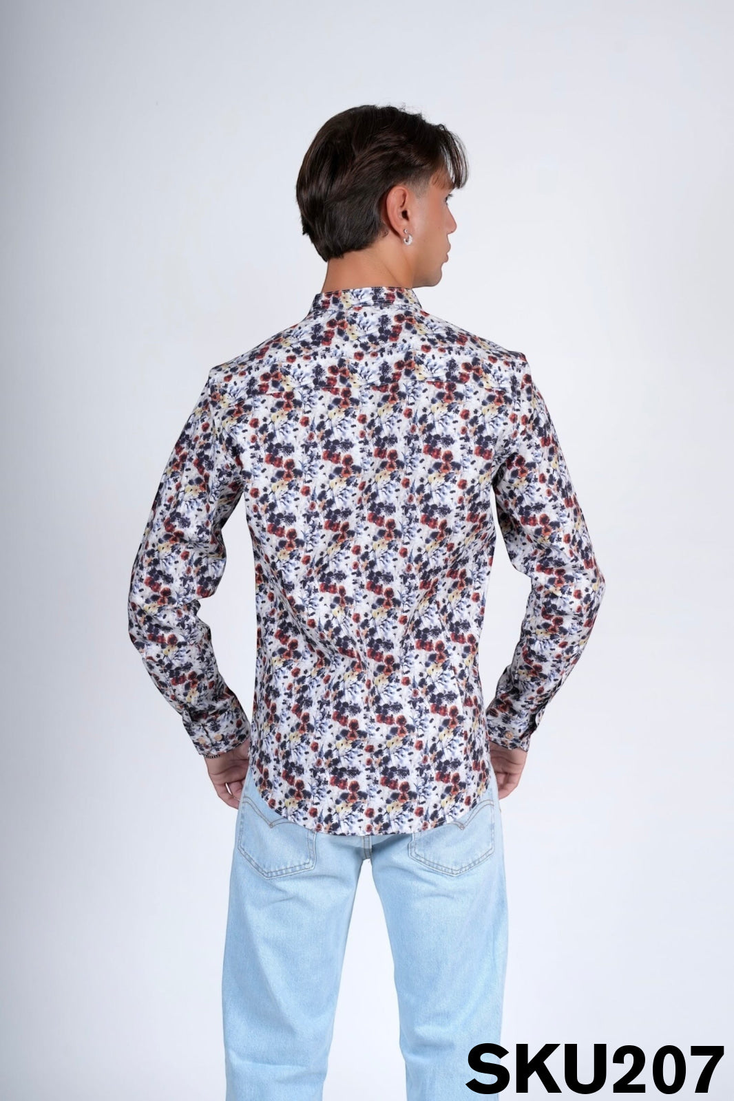 Camicia slim cotone LANE