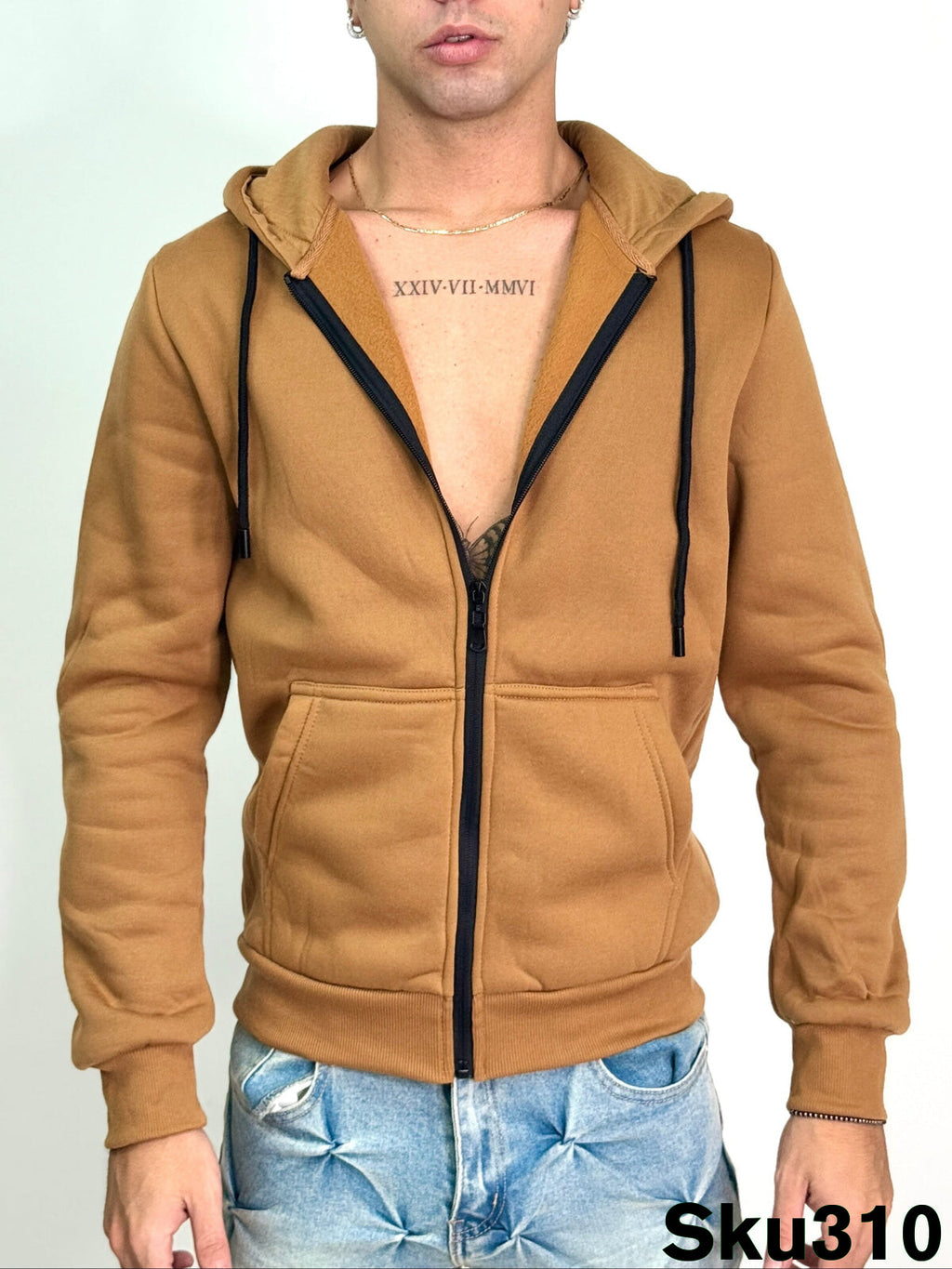 Felpa zip felpata POLK