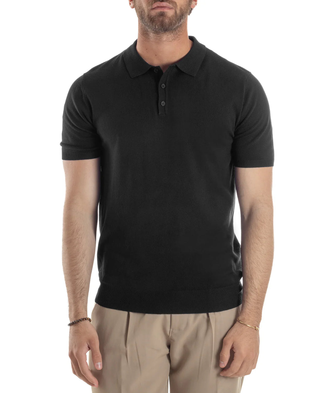 Polo in filo morbida e comoda J689