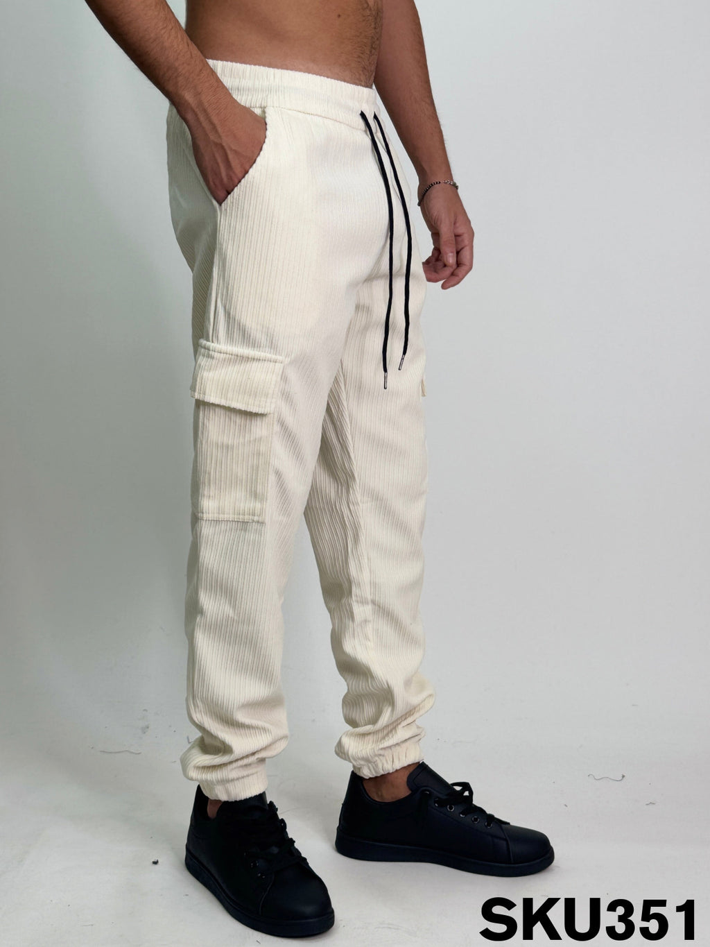 Pantalone bianco PIQUE