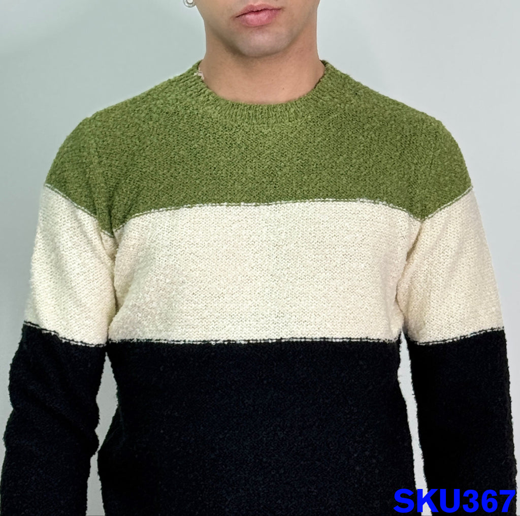 Maglione tricolore VECIENZ