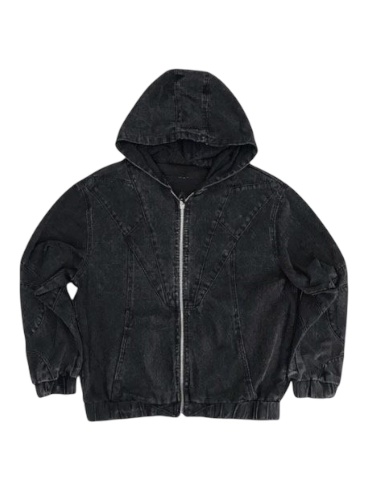 Jacket di jeans con zip 2