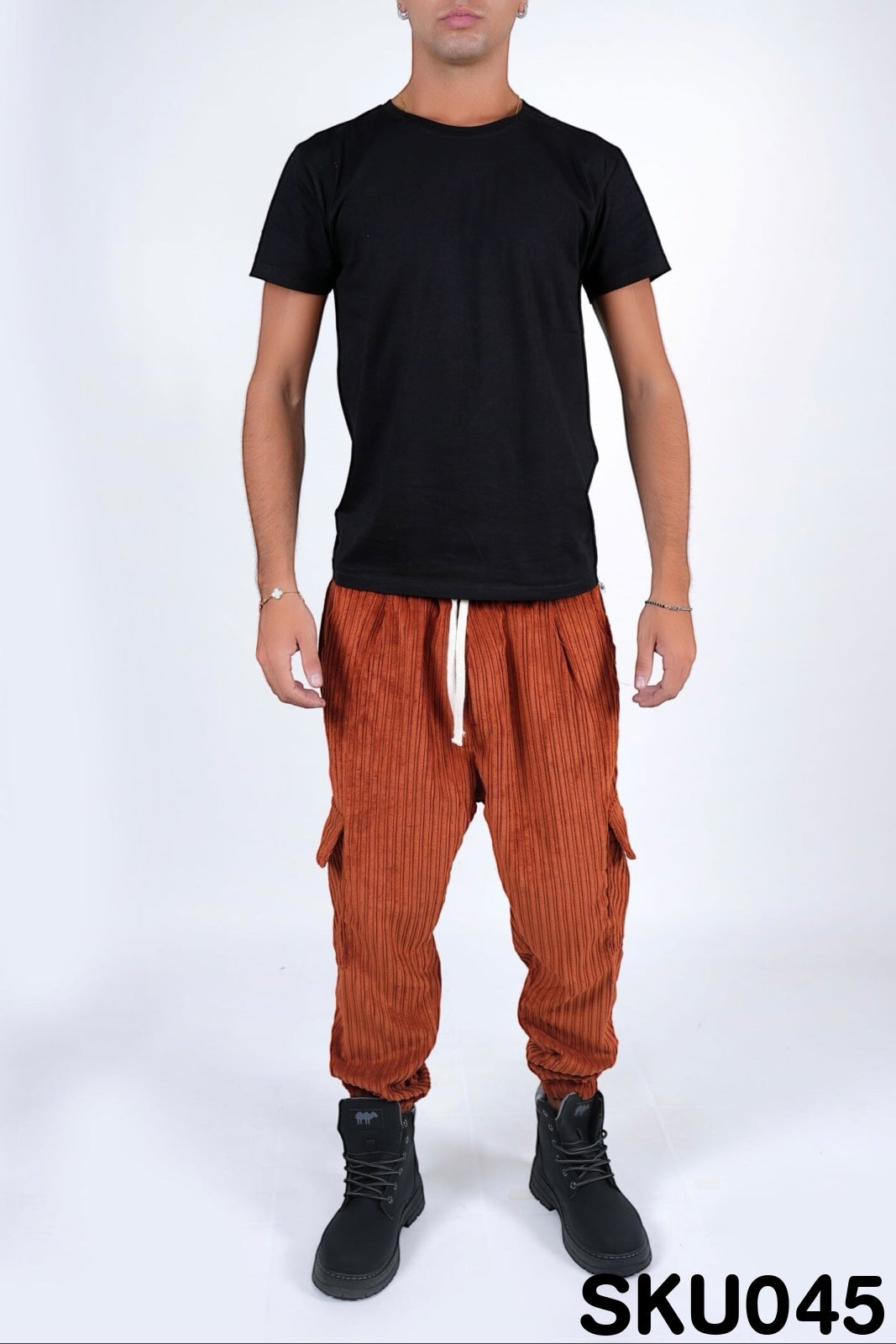 Pantalone tascone velluto DUVAL