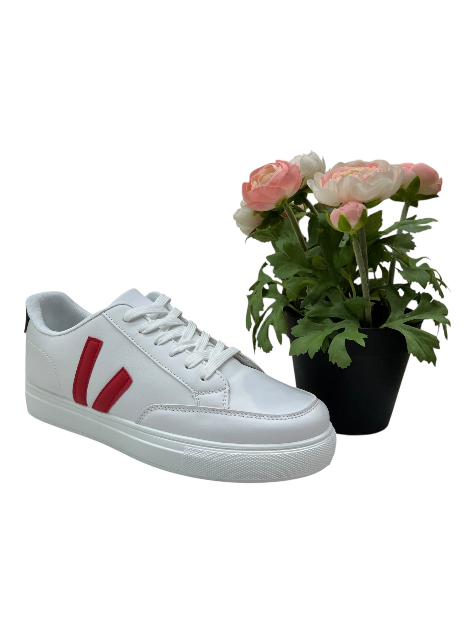 Scarpa sportiva comoda con strisce al lato