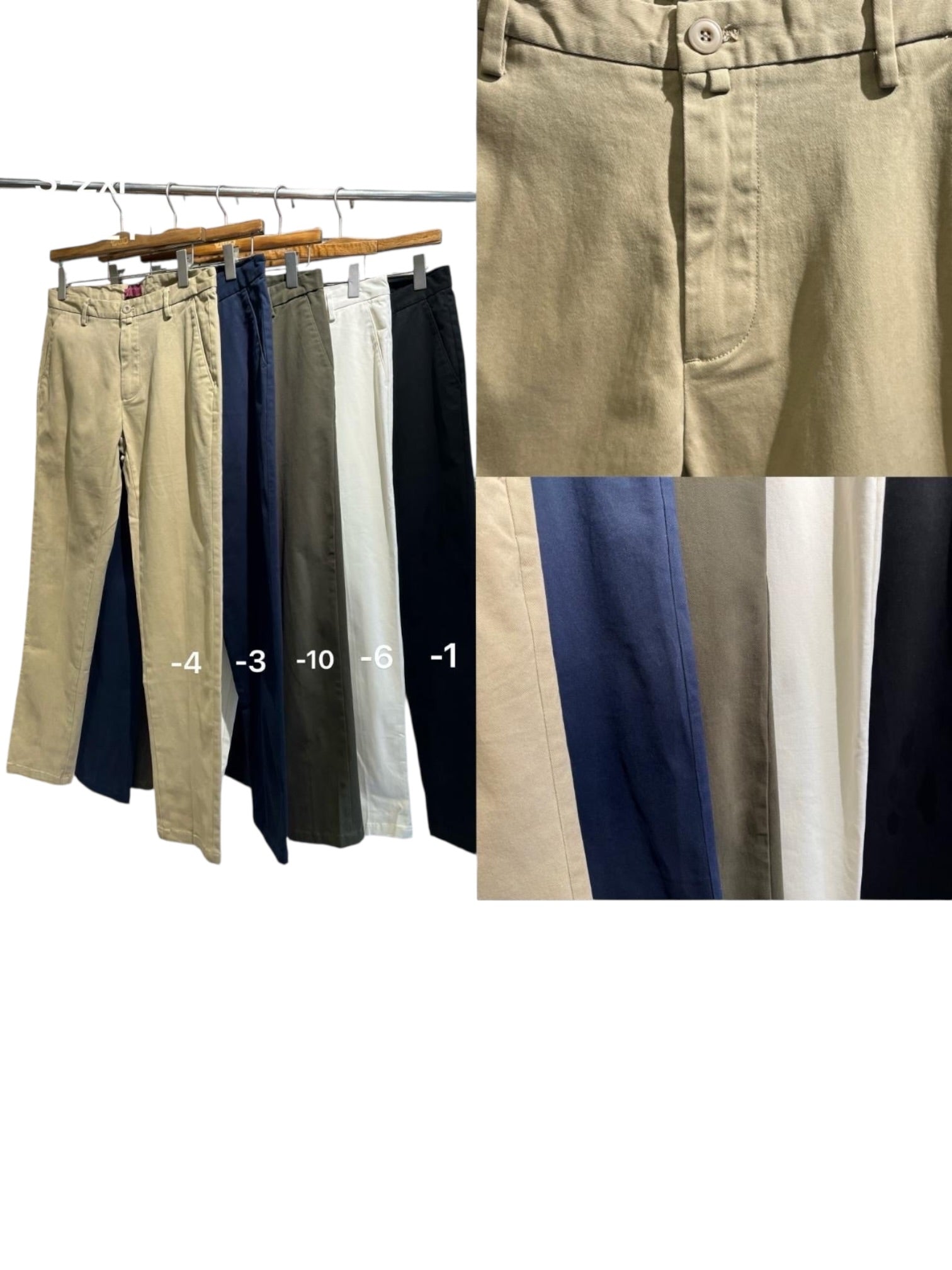 Pantalone regular in cotone comodo