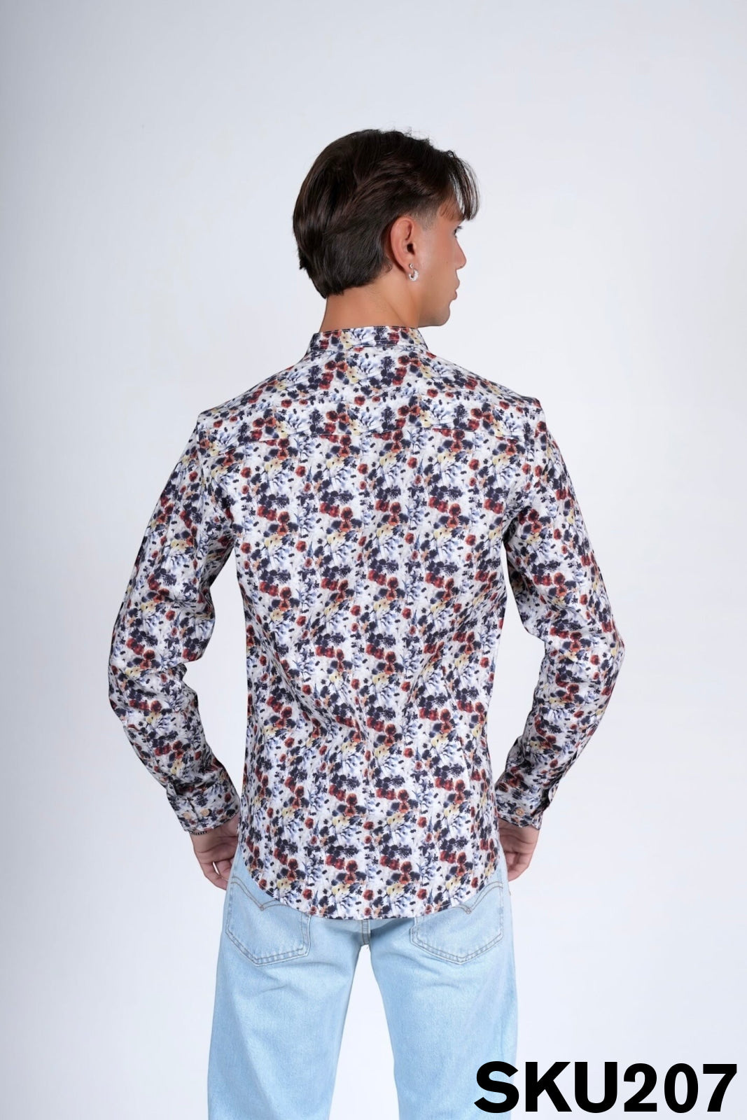 Camicia slim cotone LANE