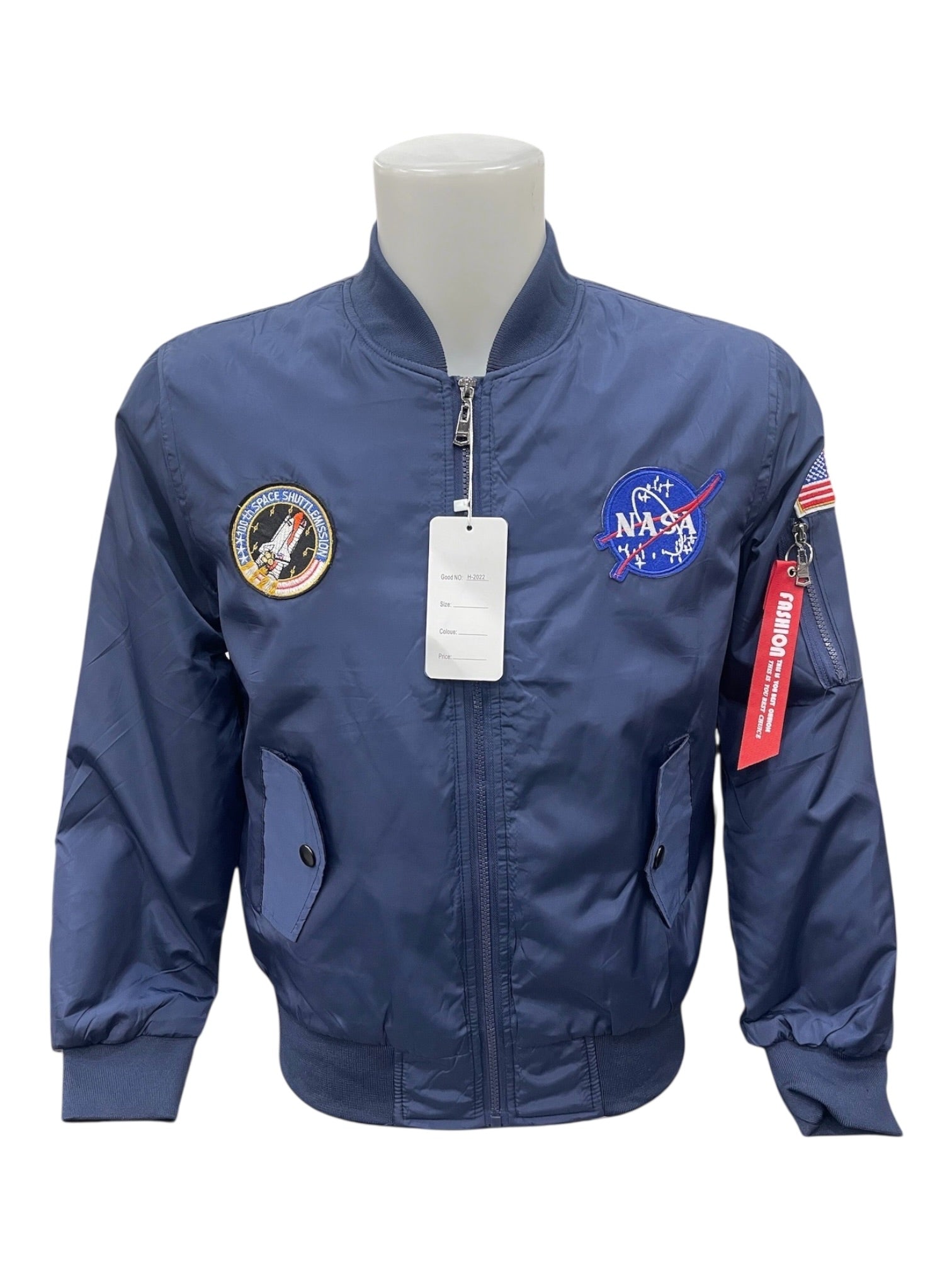 Bomber caldo e soffice con zip e tasche