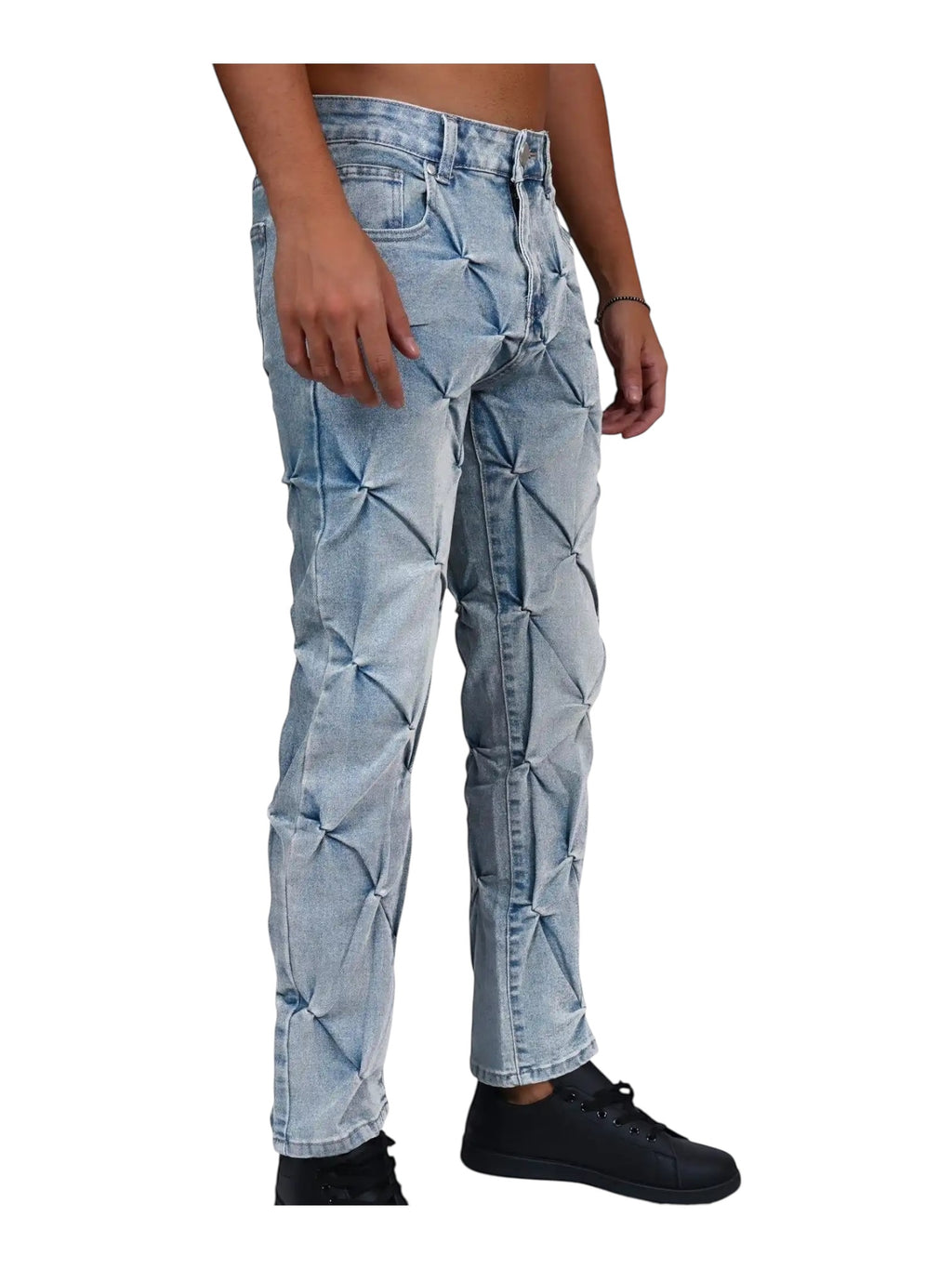 Jeans cotone elastico morbido azzurro