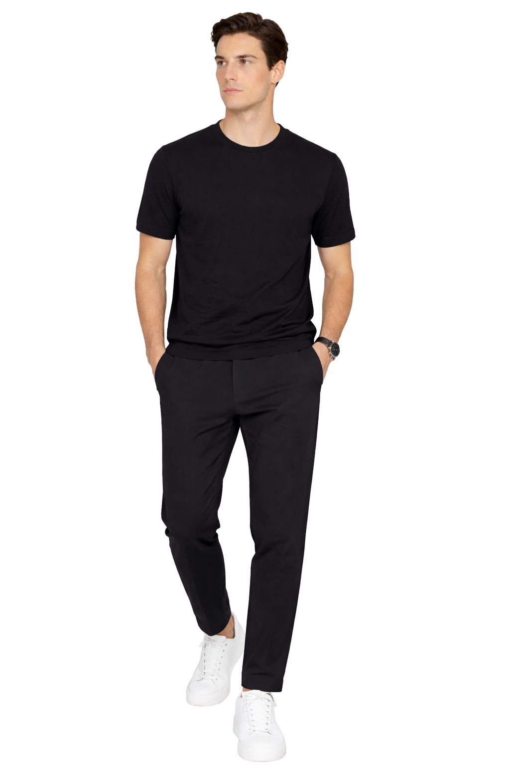 T shirt in filo morbida e comoda J688