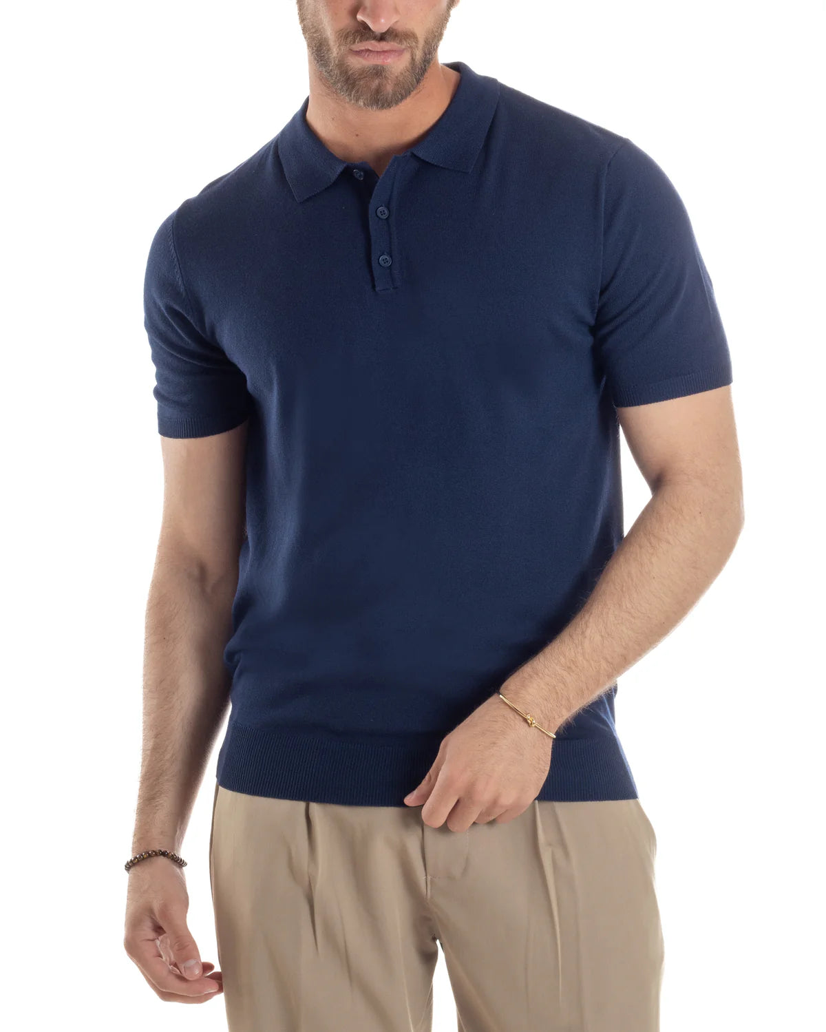 Polo in filo morbida e comoda J689