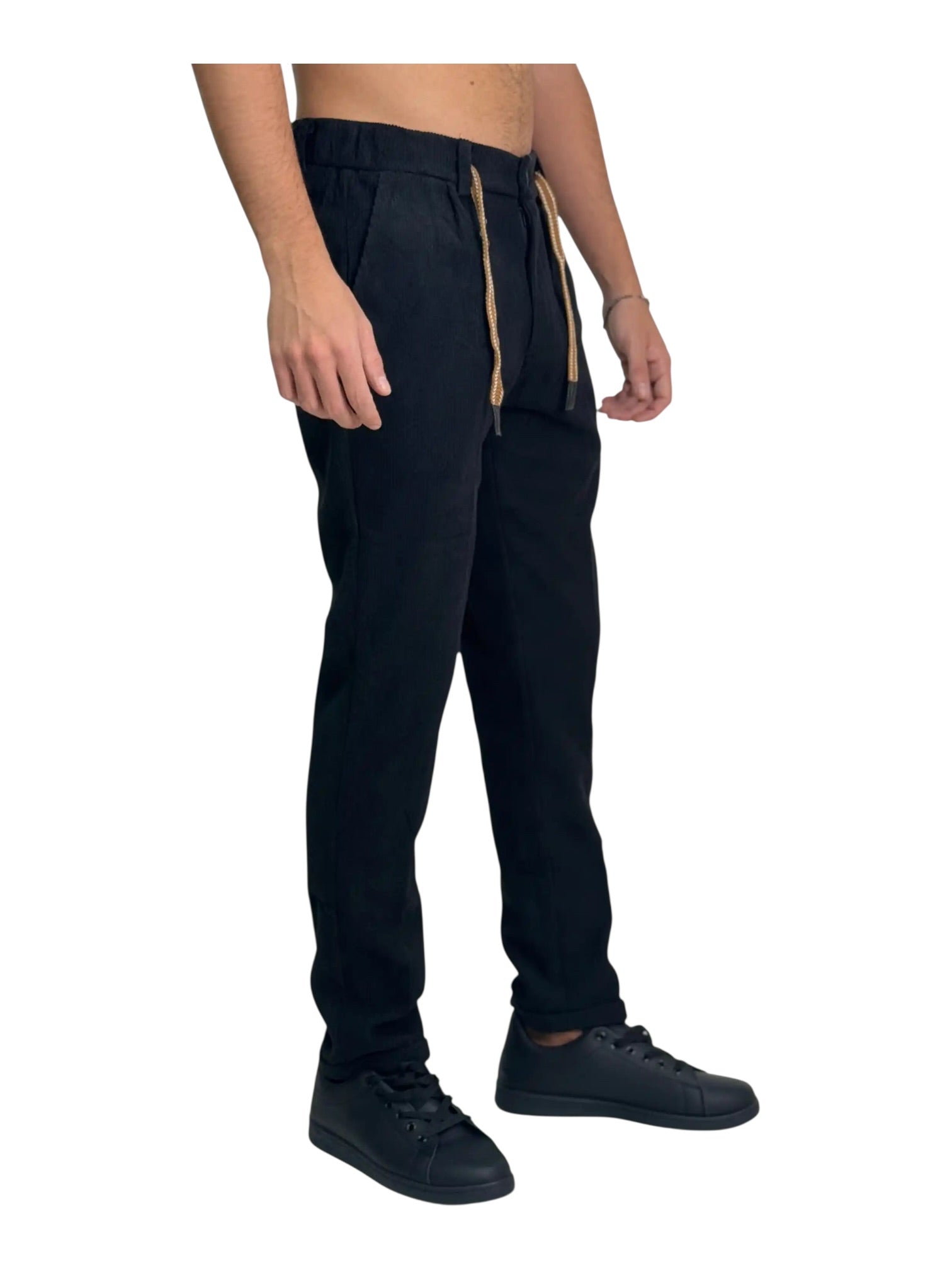 Pantalaccio velluto morbido con coulisse