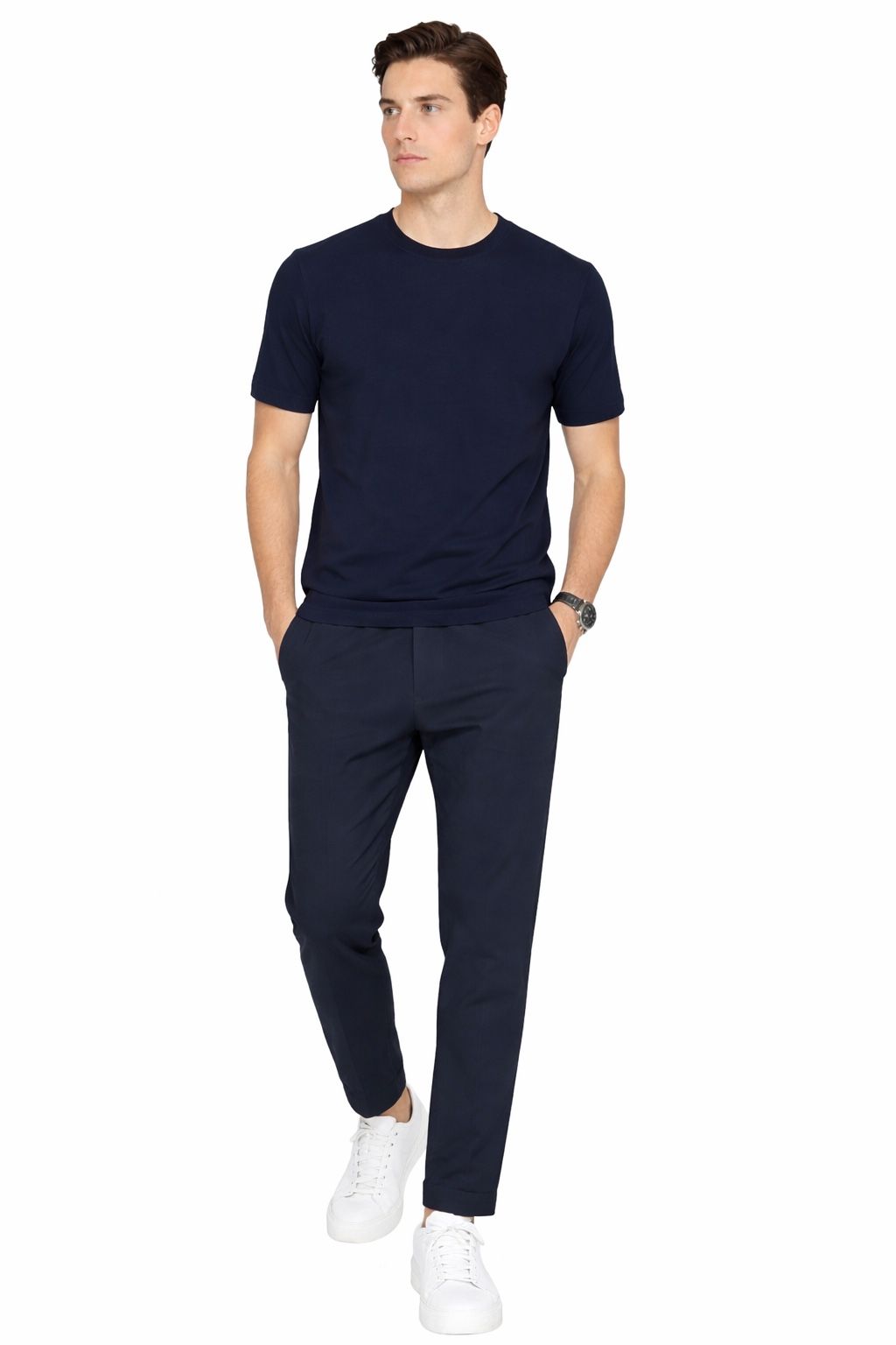 T shirt in filo morbida e comoda J688