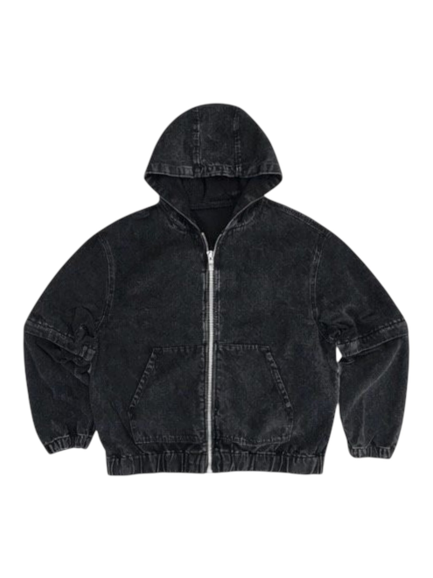 Jacket di jeans con zip 4