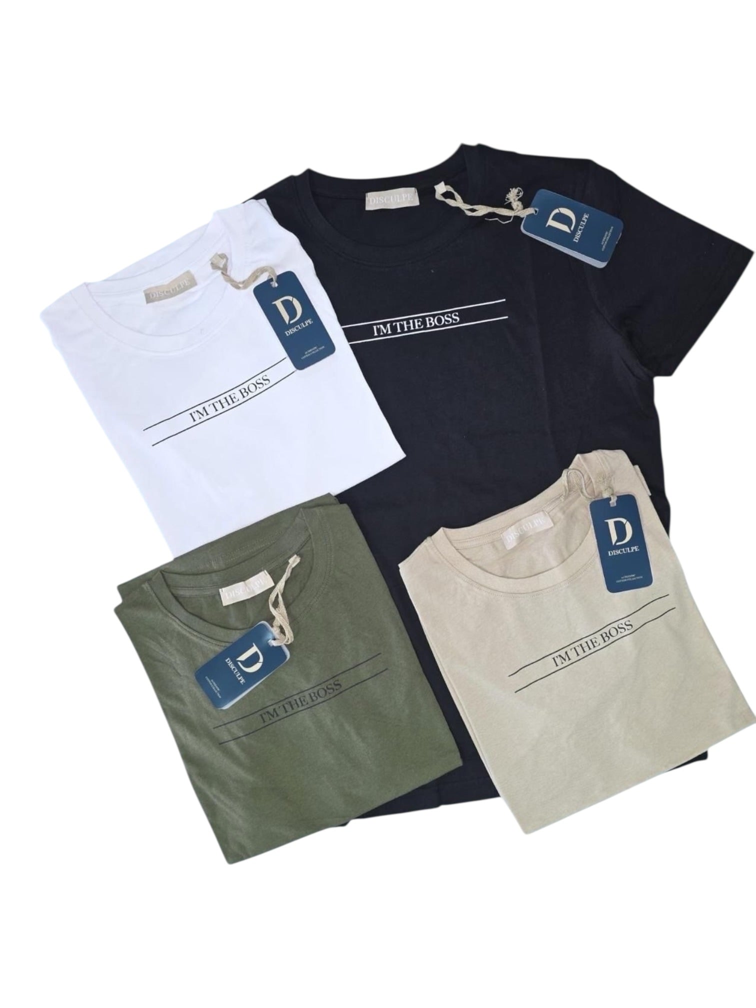 Maglia in cotone leggera con scritta 4