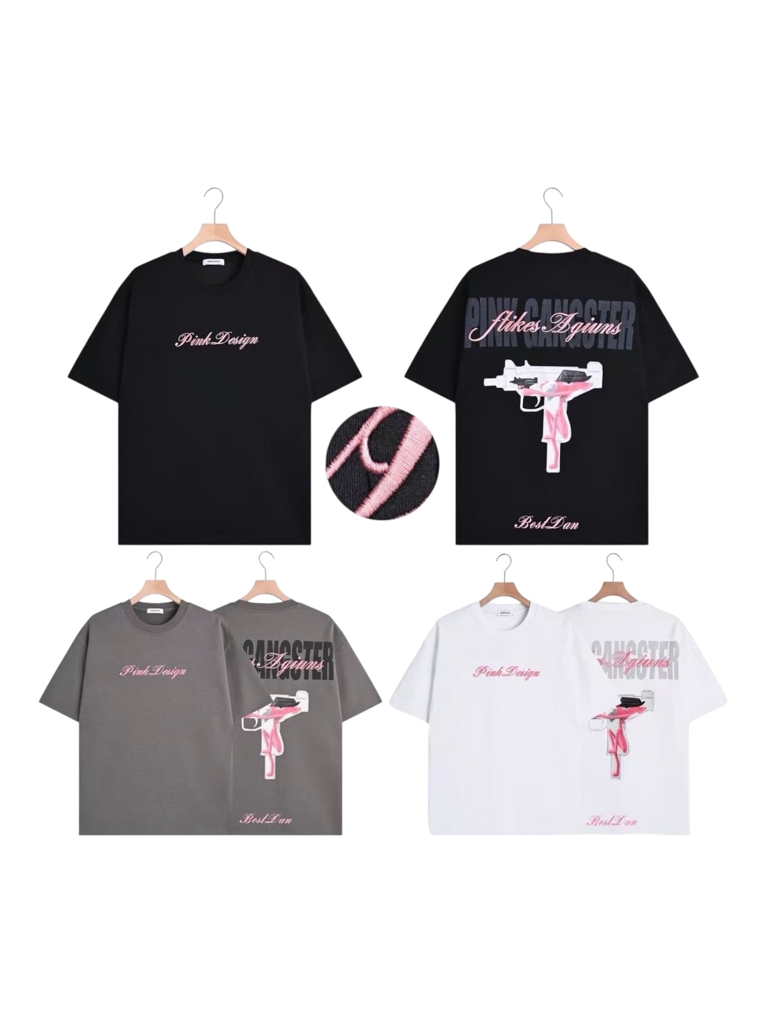 Maglia in cotone leggera stampata 9