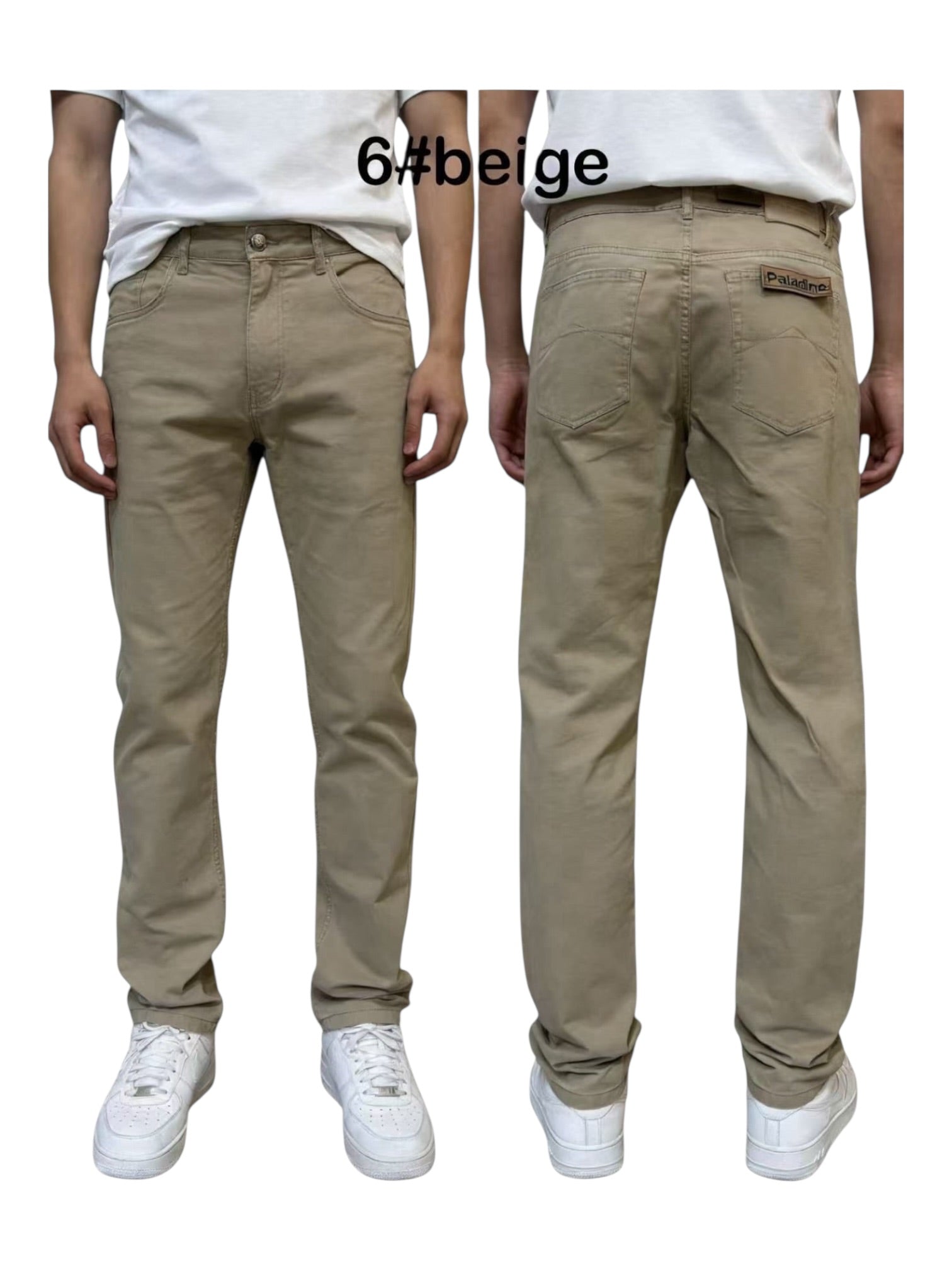 Pantalone regular fit in cotone