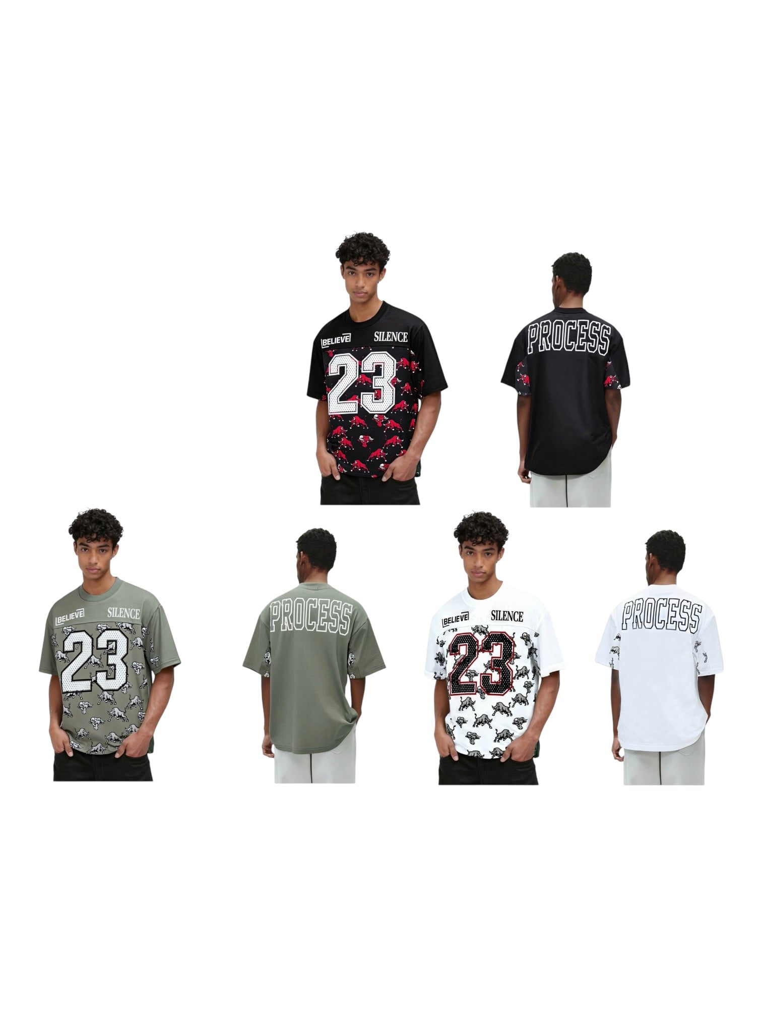 Maglia in cotone morbido con numero stampato