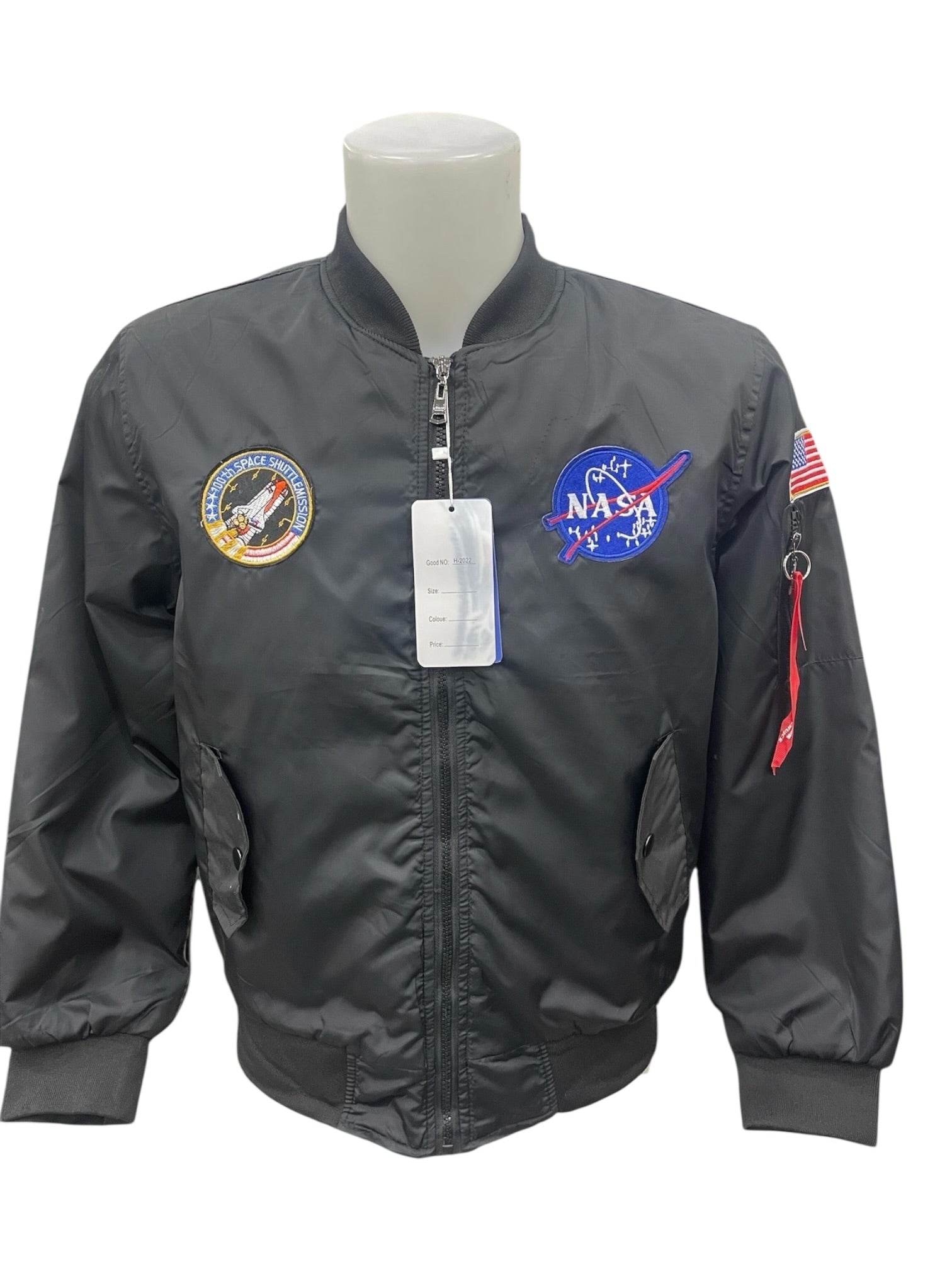 Bomber caldo e soffice con zip e tasche