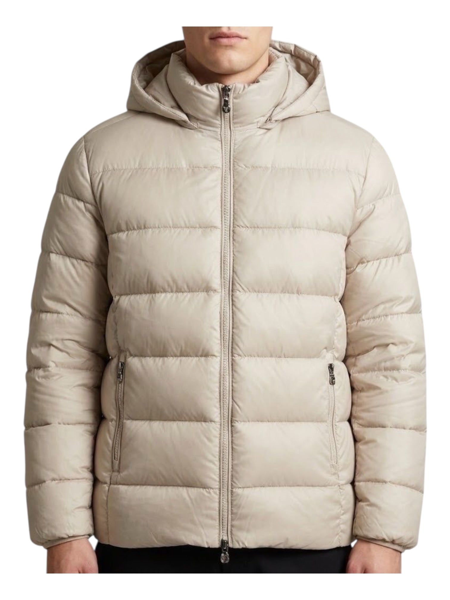 Giubbini uomo zip e cappuccio calibrato