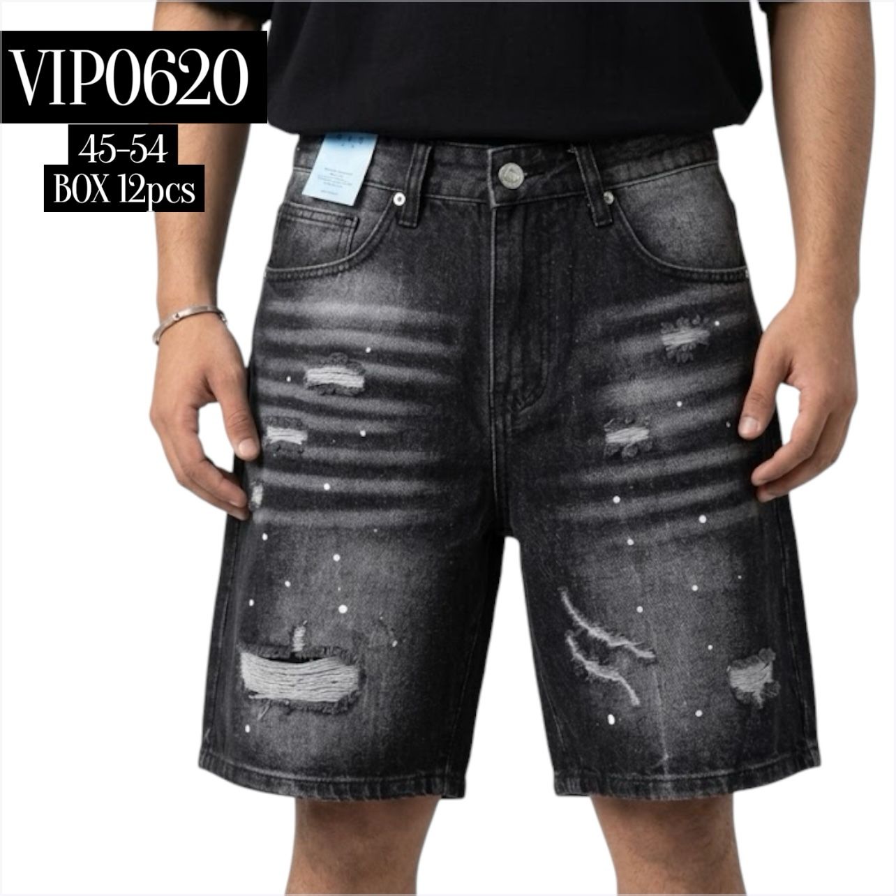 Bermuda jeans baggy fit 8