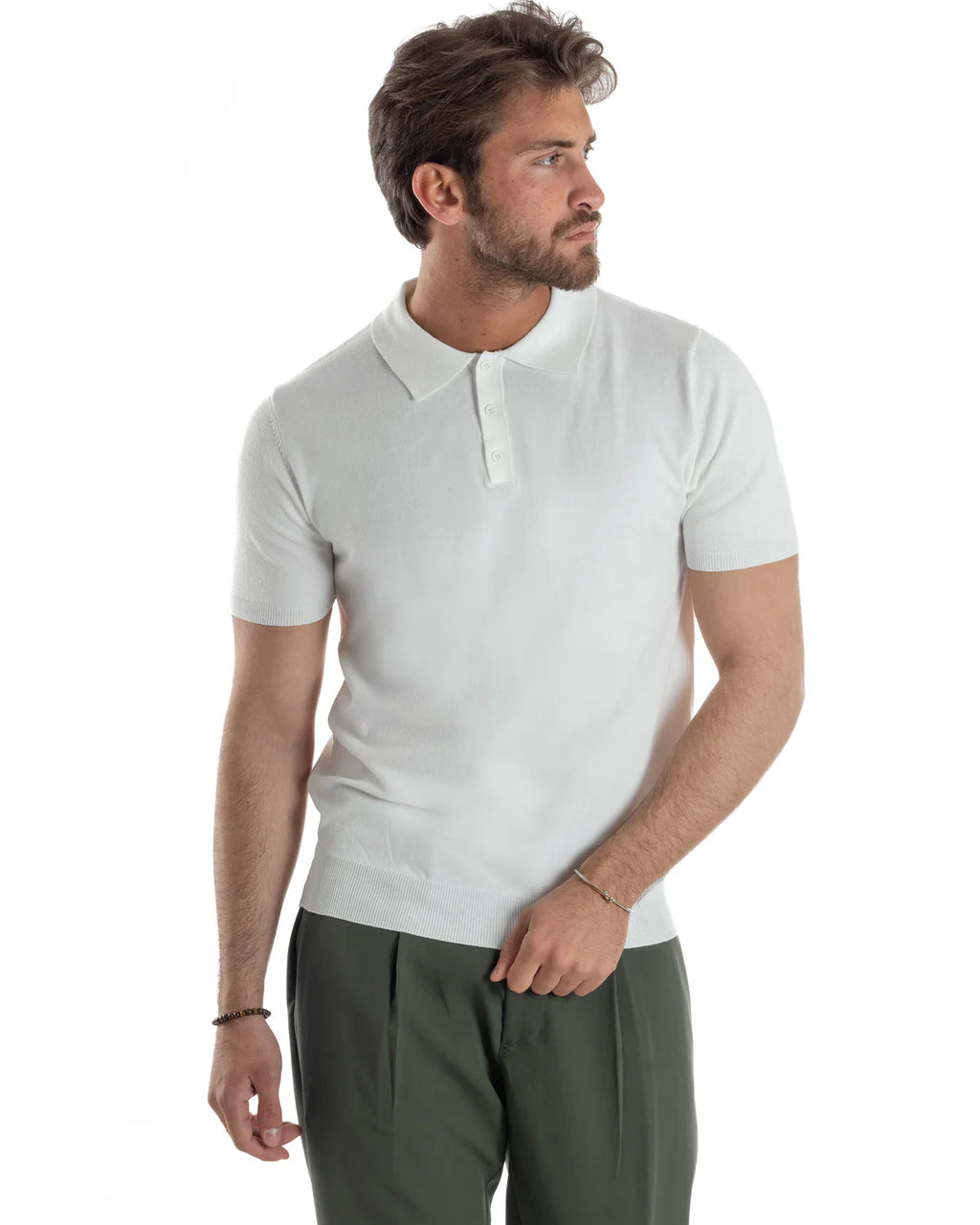 Polo in filo morbida e comoda J689