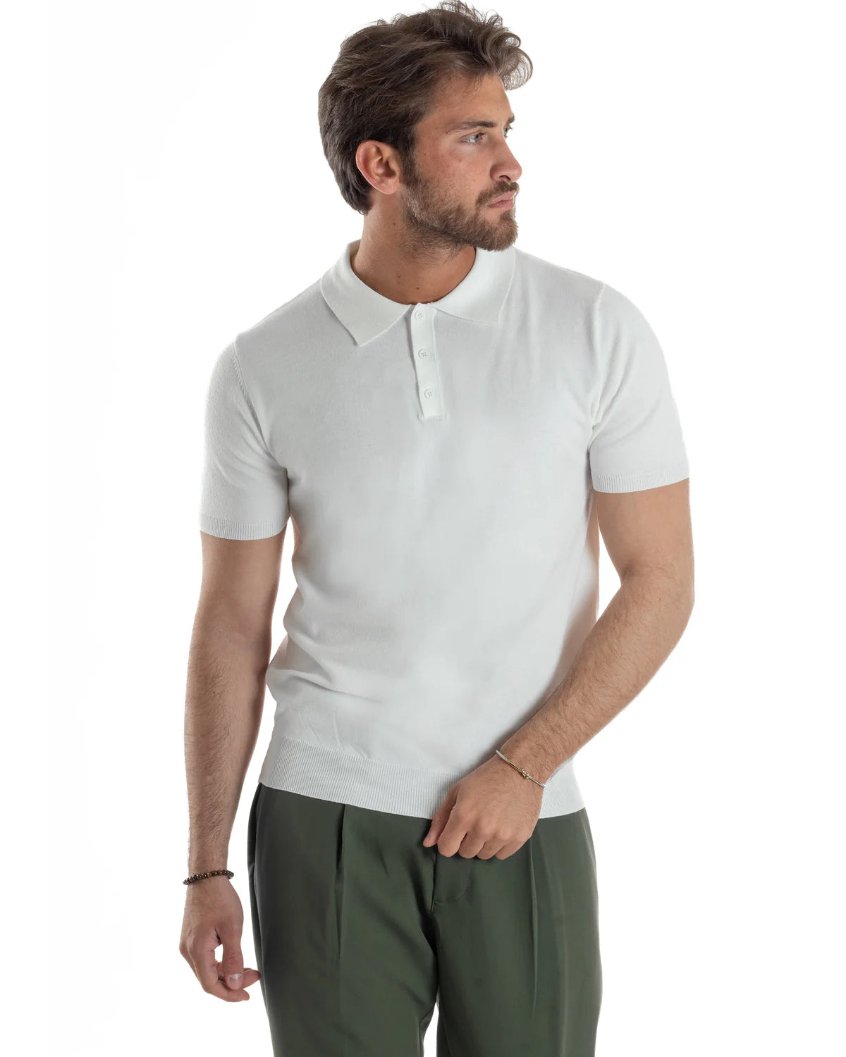 Polo in filo morbida e comoda J689
