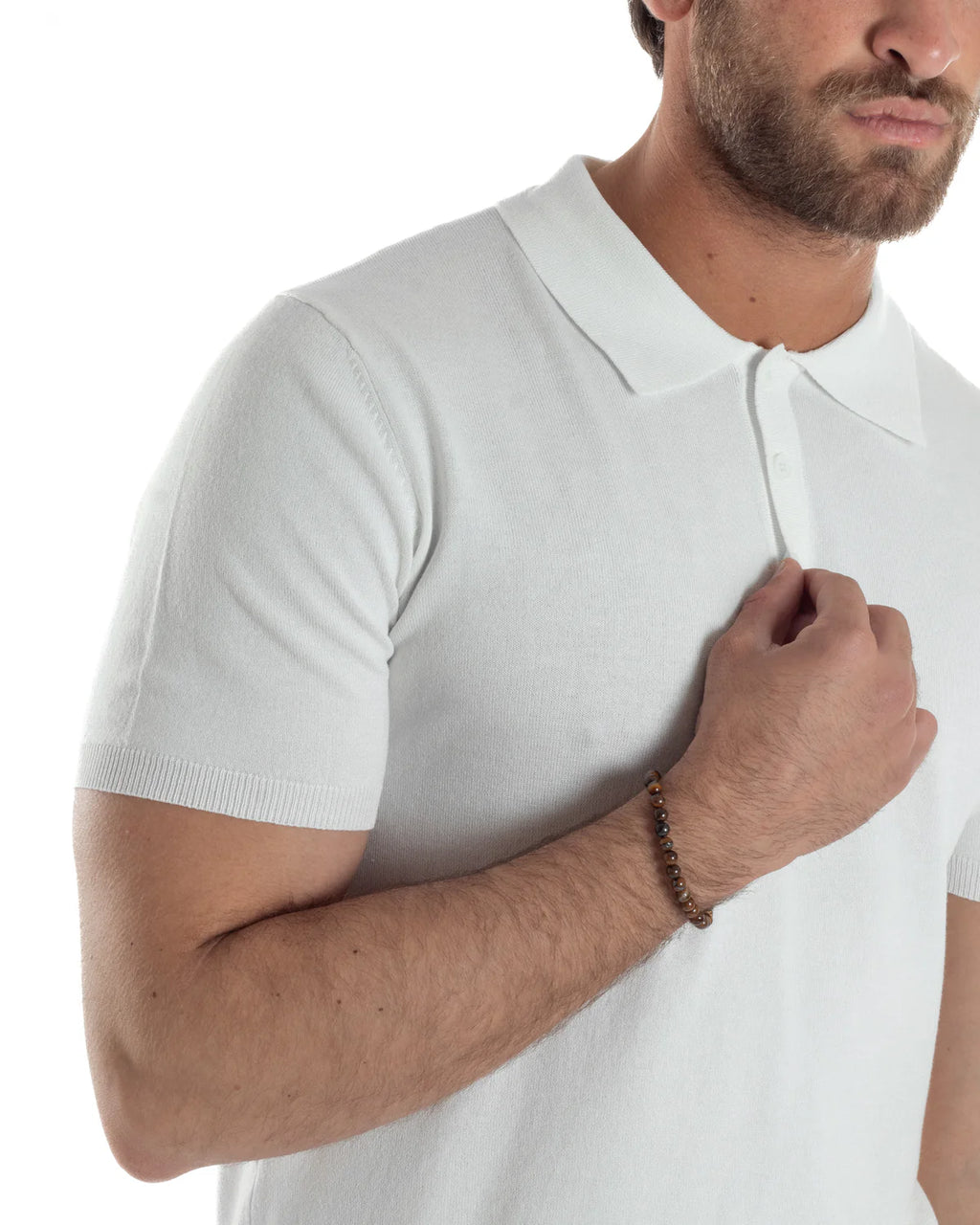 Polo in filo morbida e comoda J689