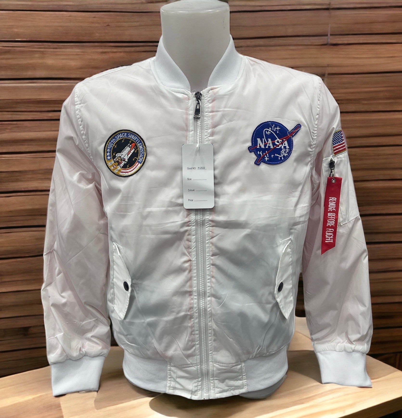 Bomber caldo con zip e tasche