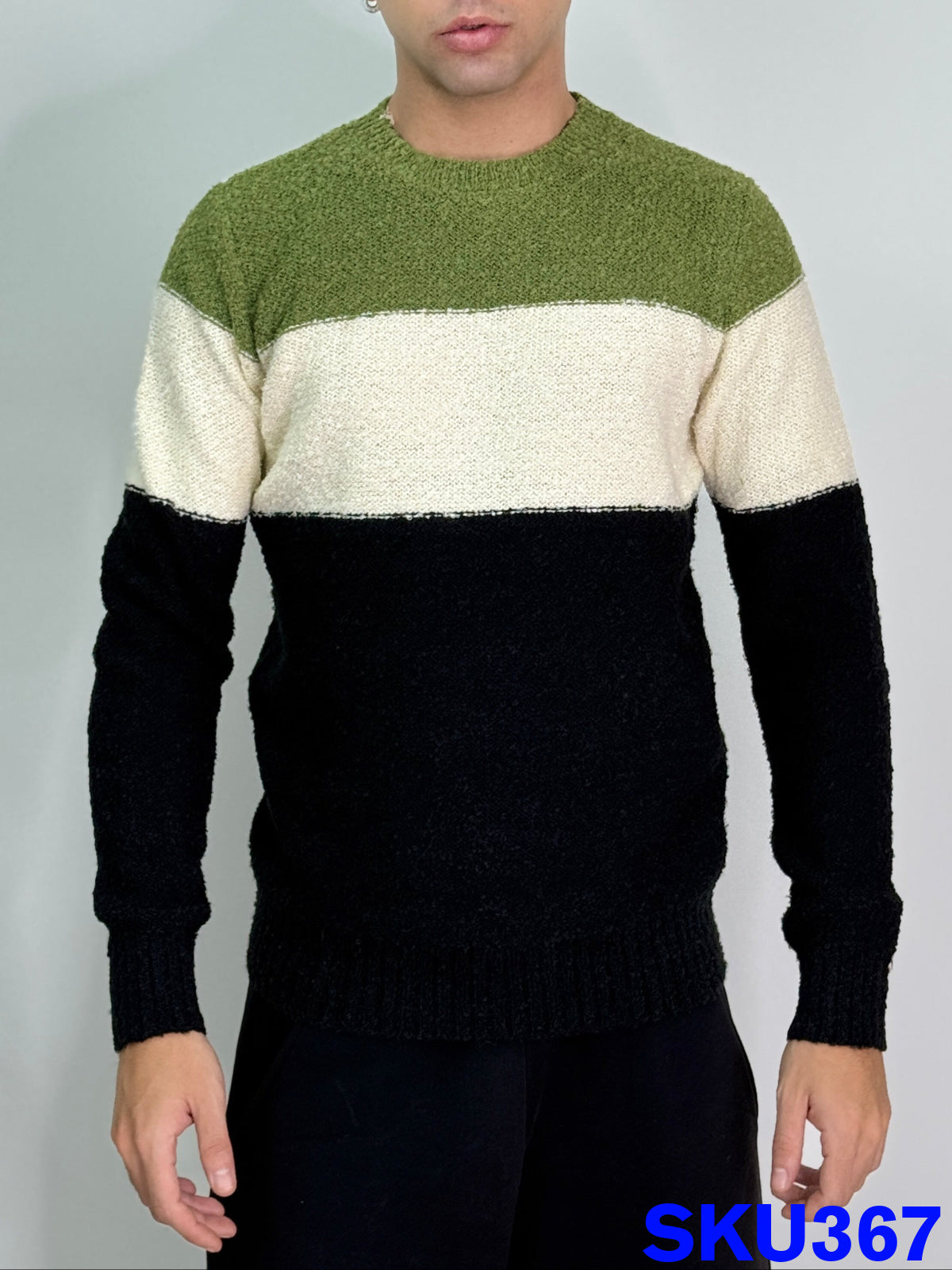 Maglione tricolore VECIENZ