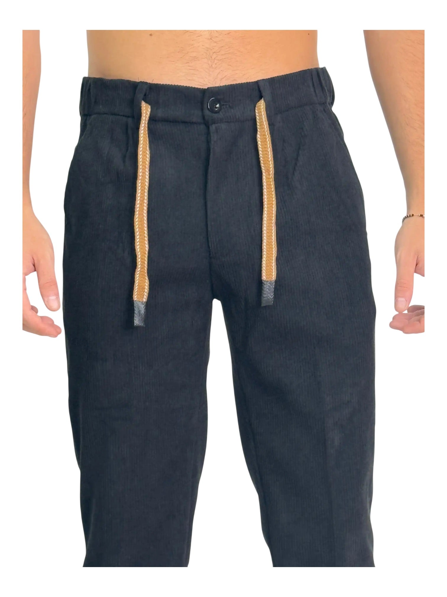 Pantalaccio velluto morbido con coulisse