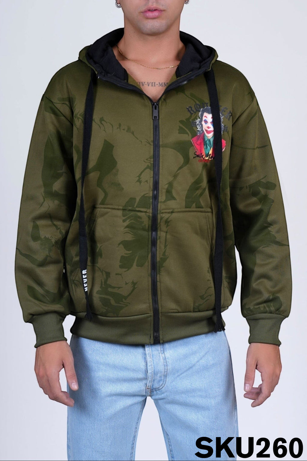 Felpa felpata JOKEZIP