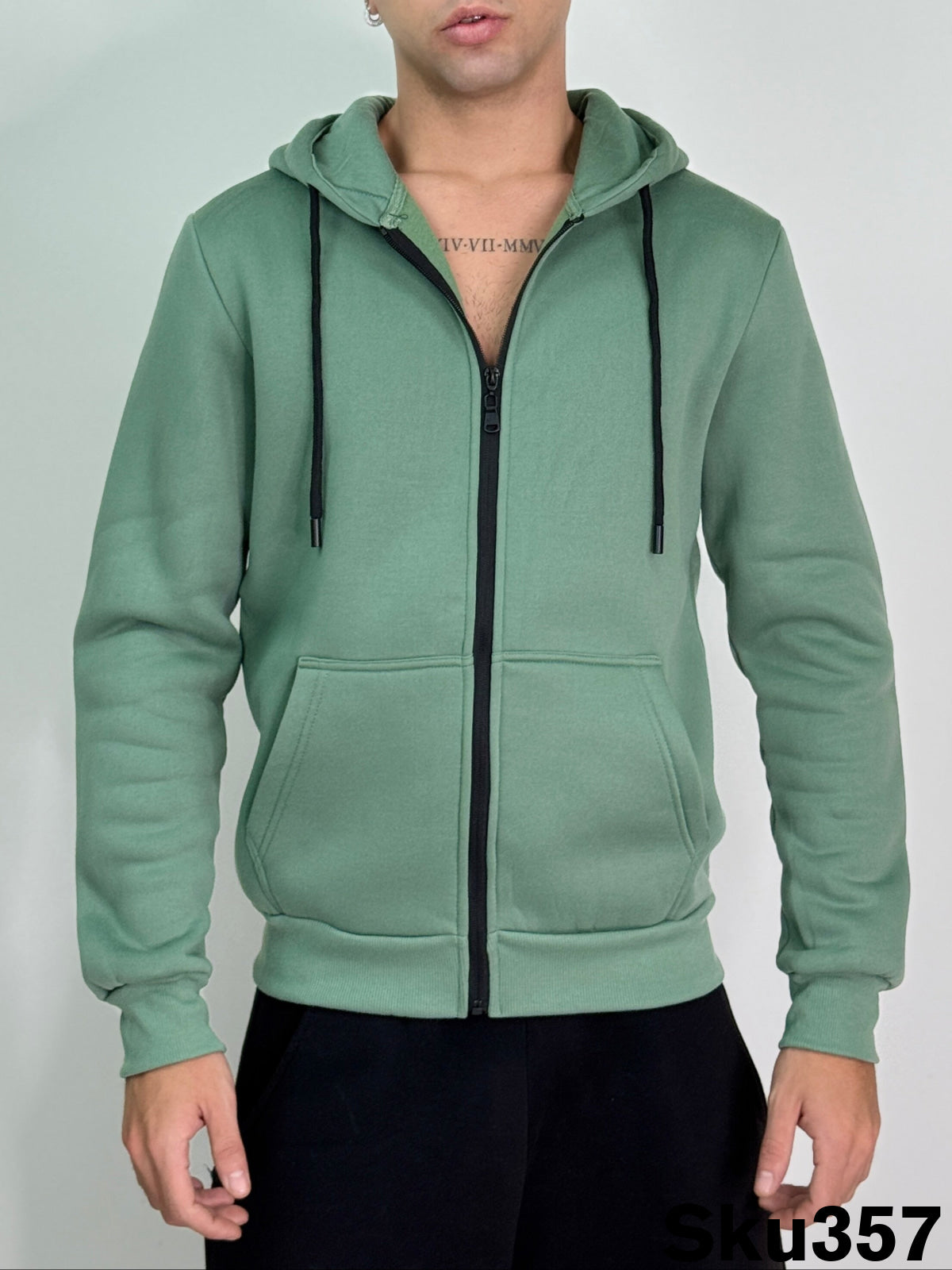 Felpa zip felpata POLK