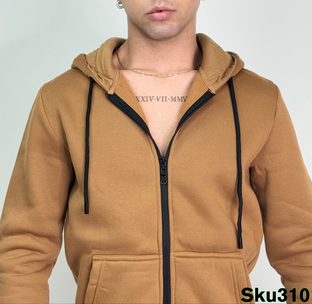 Felpa zip felpata POLK