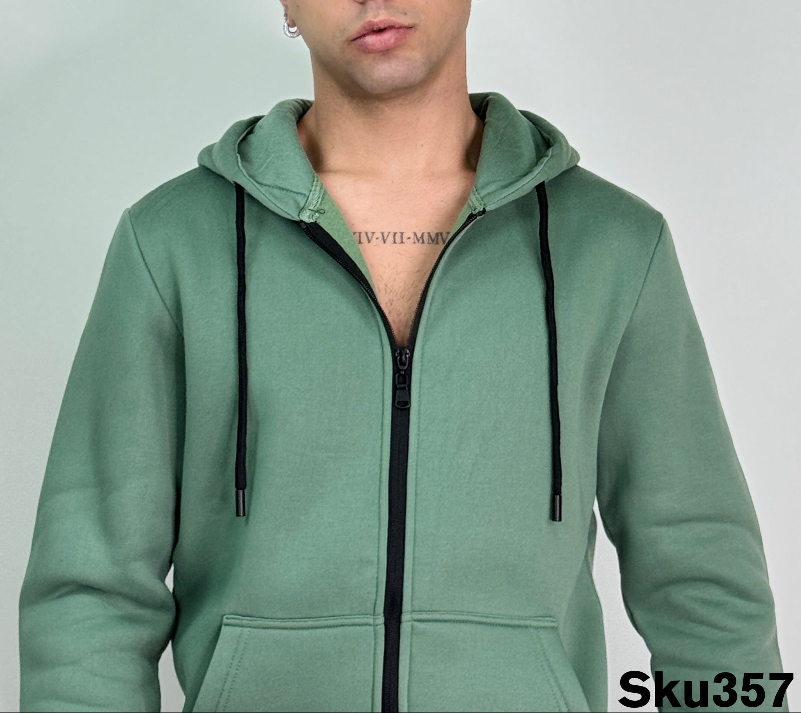 Felpa zip felpata POLK