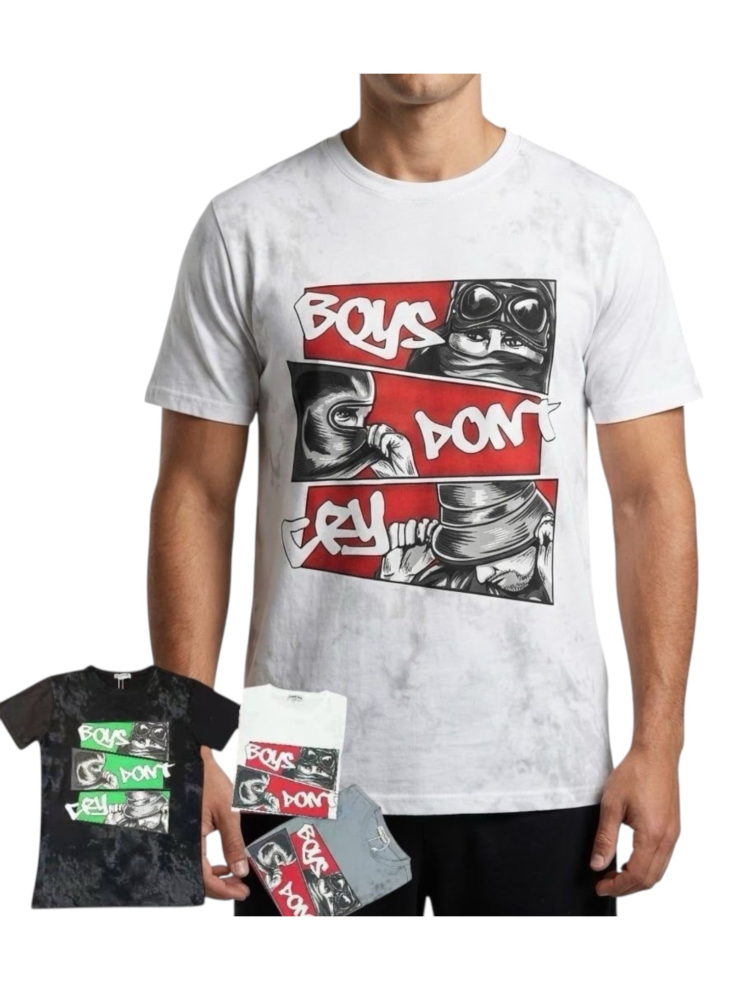 Maglietta con stampa in cotone