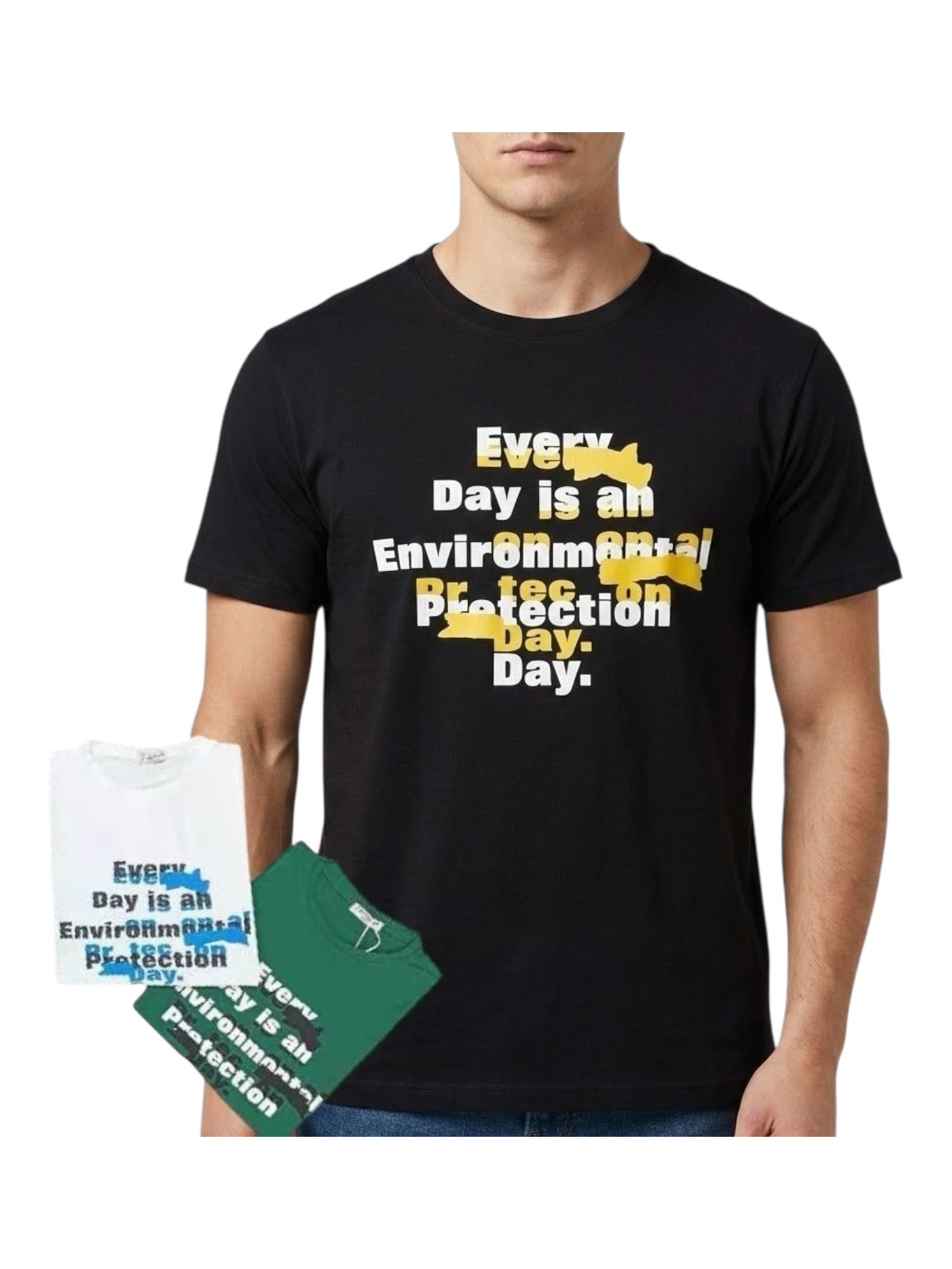 Maglia in cotone con stampa scritta