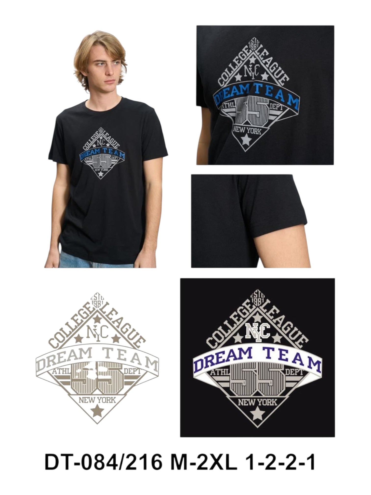 Maglia in cotone morbido stampata