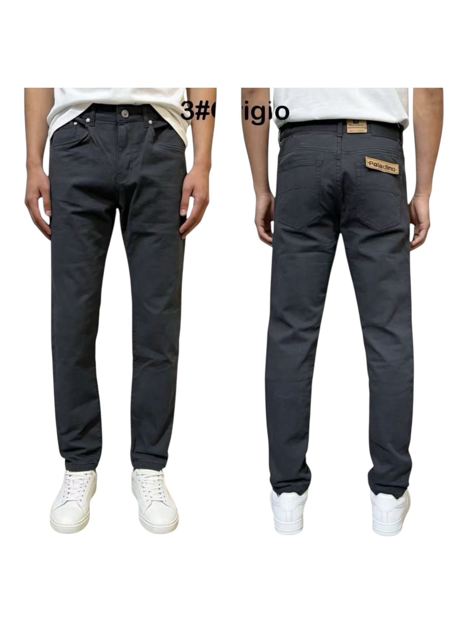 Pantalone regular fit in cotone