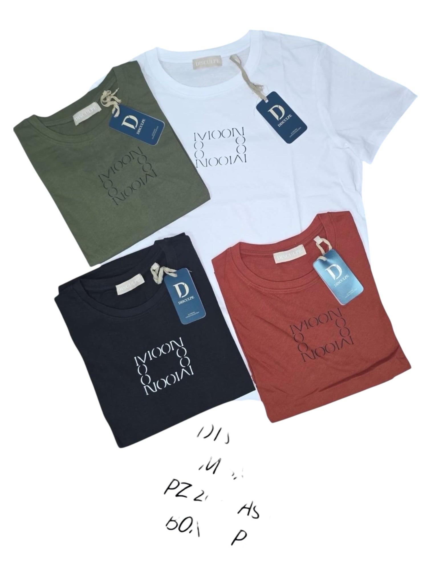 Maglia in cotone leggera con scritta 7