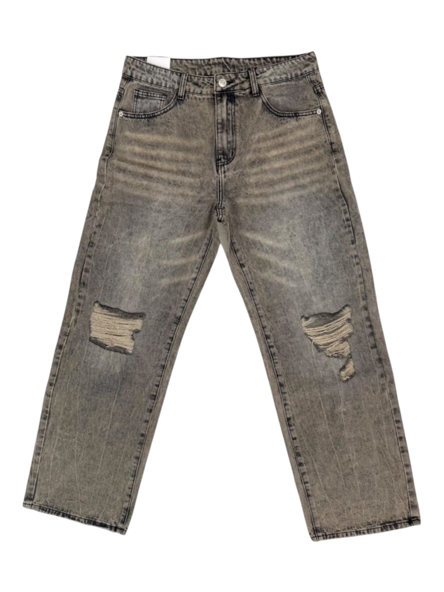 Jeans baggy comodo in cotone