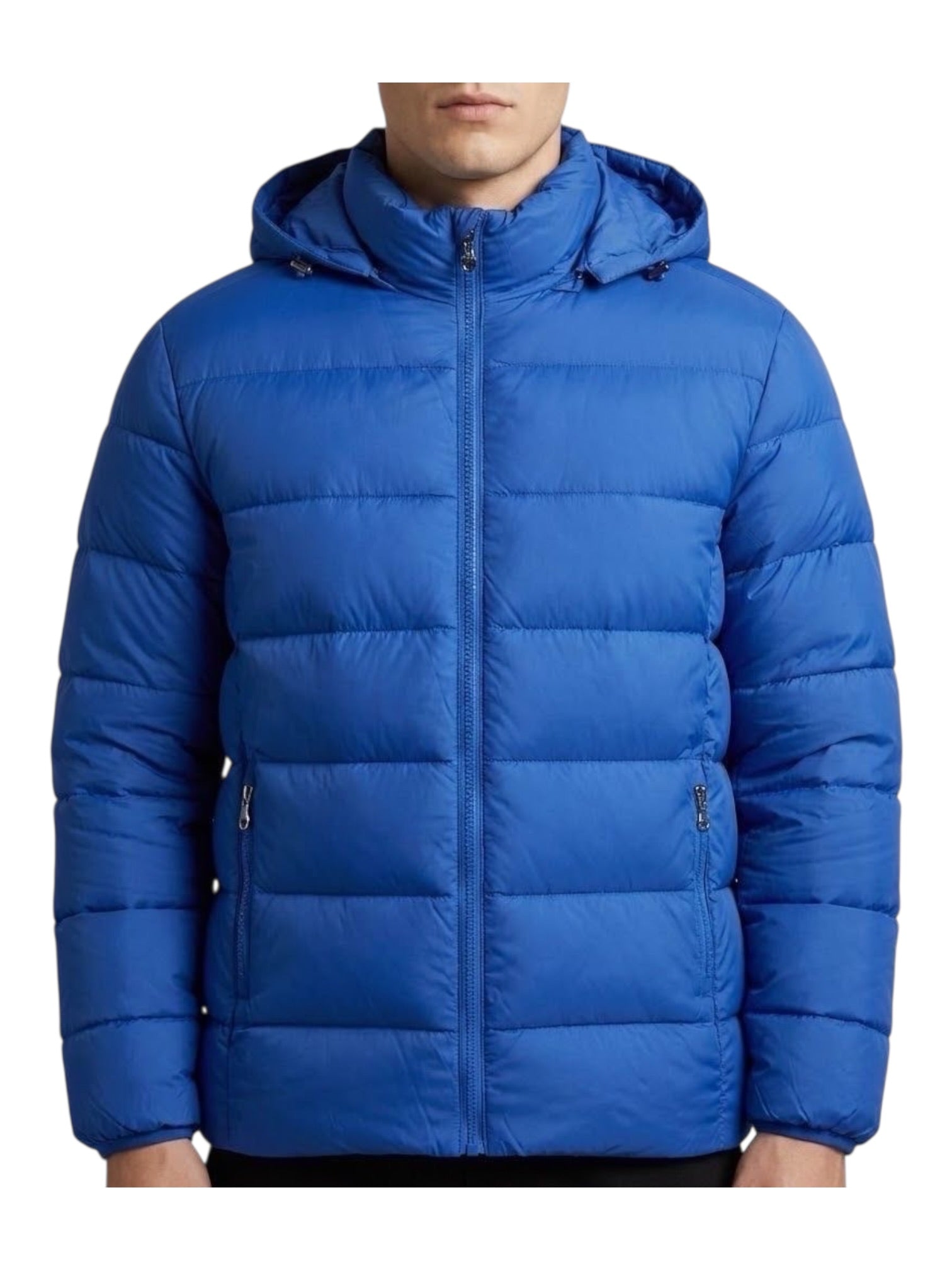 Giubbini uomo zip e cappuccio calibrato