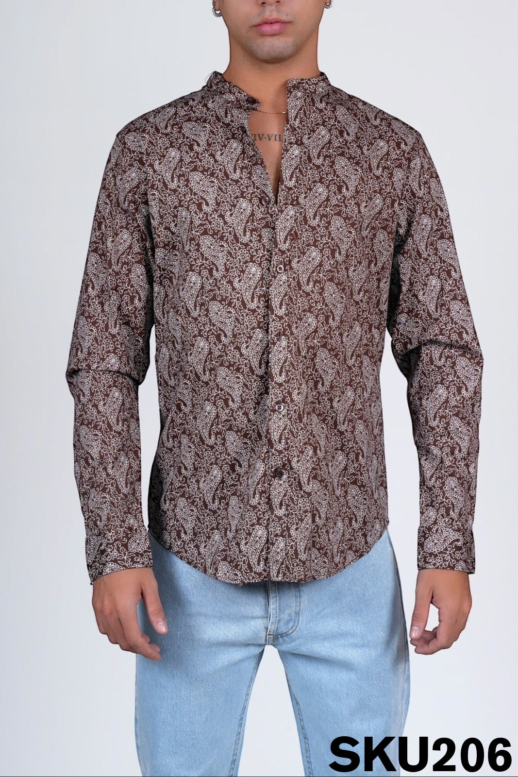 Camicia slim cotone LUTHOR