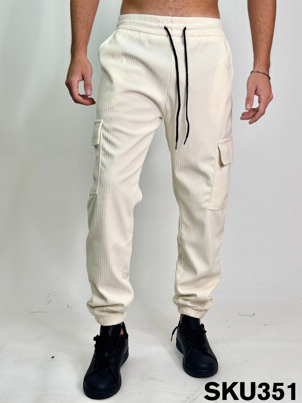 Pantalone bianco PIQUE
